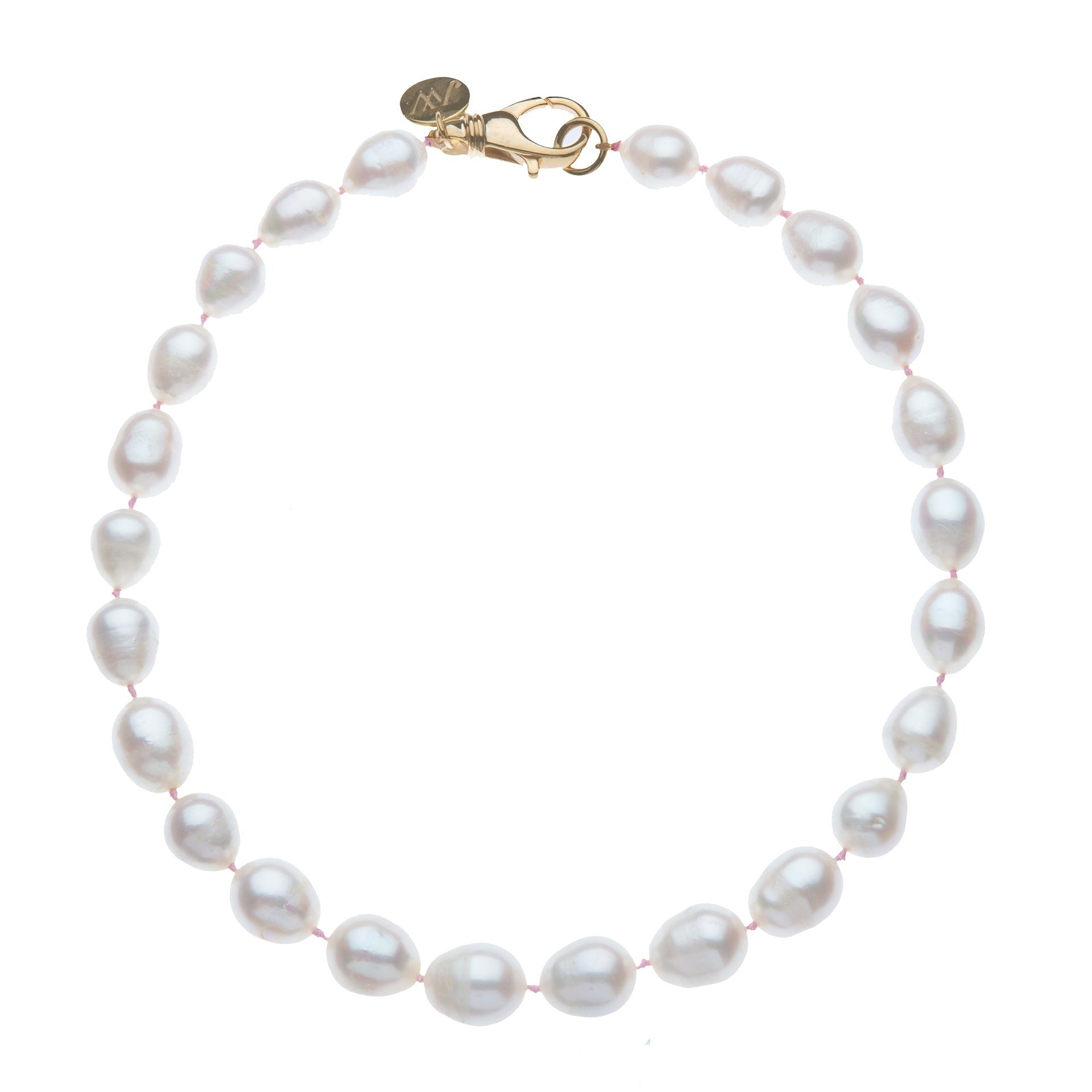 Jane Win White Pearl Knotted Beaded Necklace - Elegant Pearl Jewelry for Women, Perfect for Weddings, Parties & Special Occasions