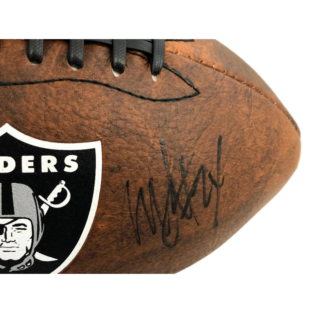 Marshawn Lynch Autographed Las Vegas Raiders Football with BAS COA - Oakland Beast Mode NFL Memorabilia - Perfect for Sports Collectors and Raiders Fans