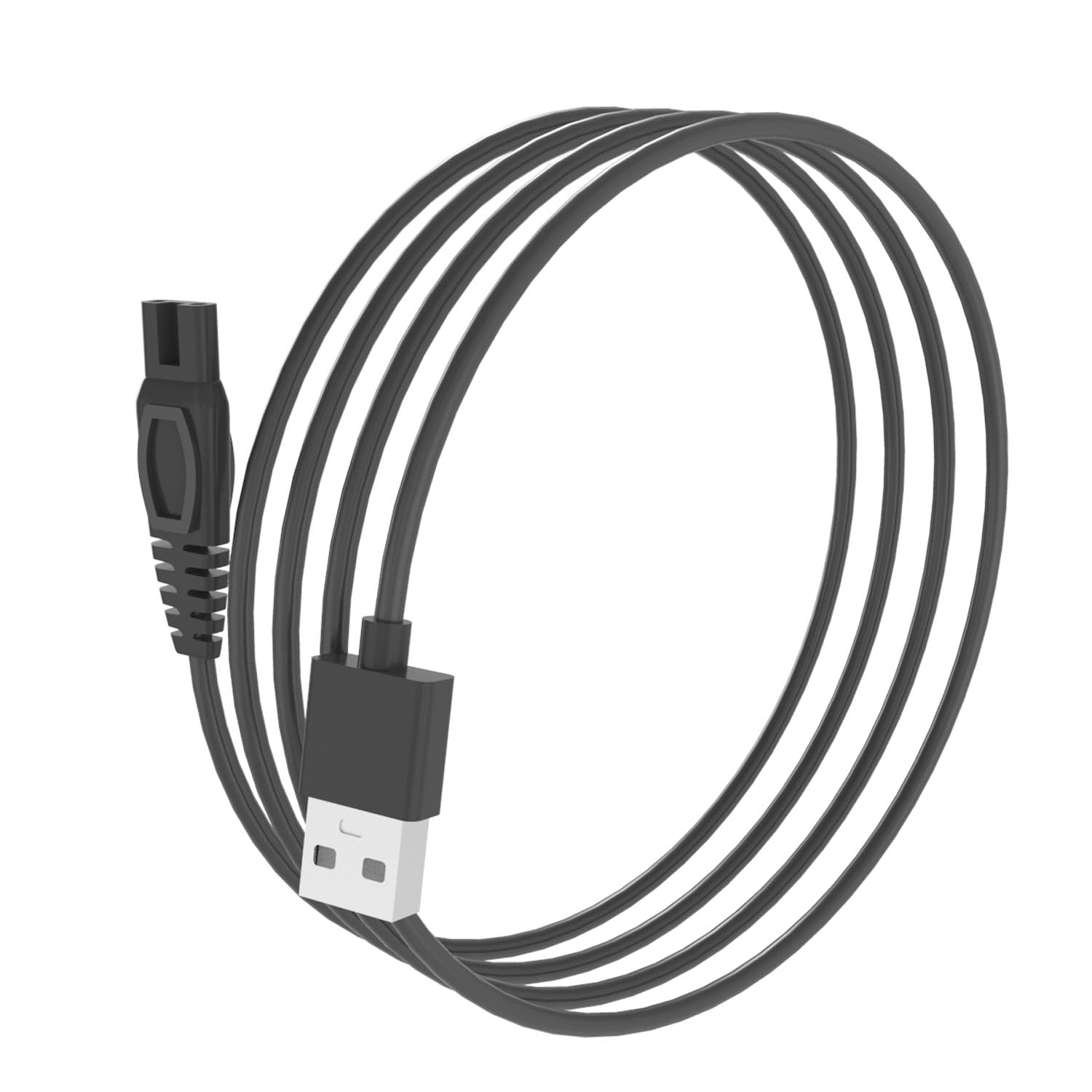 OGMWIN Replacement Power Cord for Brightup & Ufree Beard Trimmer, Hair Clippers FK-8688T, Electric Shaver Charger Cable - Perfect for Home, Salon, and Travel Use