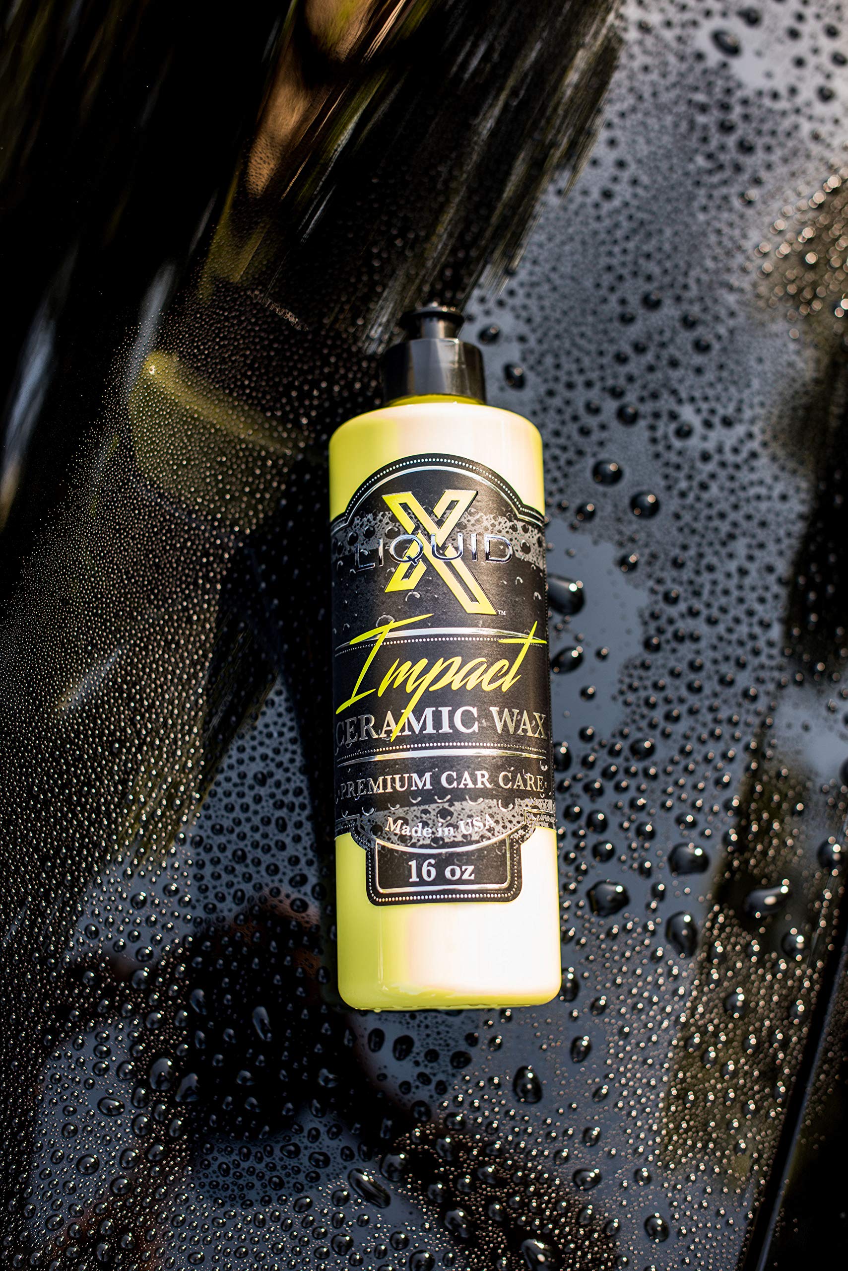 Liquid X Detail Spray & Ceramic Wax Combo - Hydrophobic Water Beading Car Wax, 1 Year Protection for Cars, Trucks & SUVs - Perfect for Showroom Shine & Long-Term Paint Protection