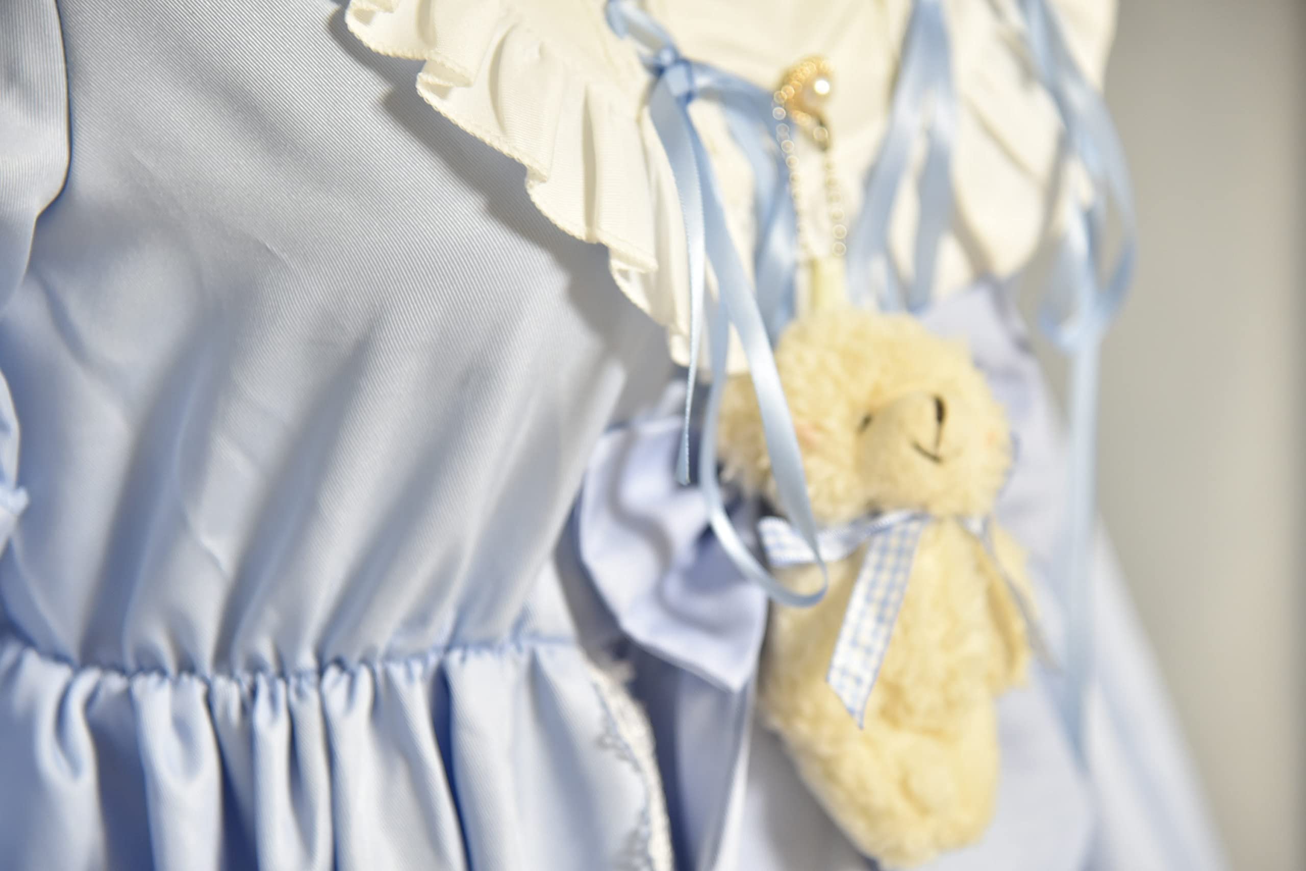 Lolita Princess Dress for Girls - Kawaii Long Sleeve Chiffon Skirt Cute Party Dress in Sky Blue | Perfect for Cosplay, Tea Parties & Special Occasions