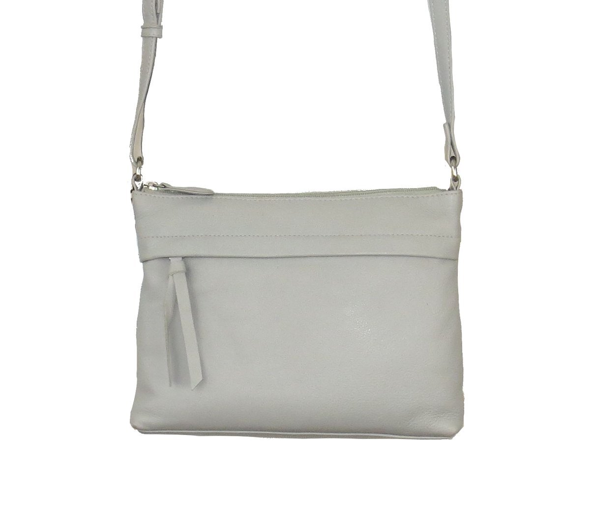 Genuine Leather Crossbody Handbag for Women - Stylish Oyster Color Shoulder Purse | Perfect for Work, Travel & Everyday Use