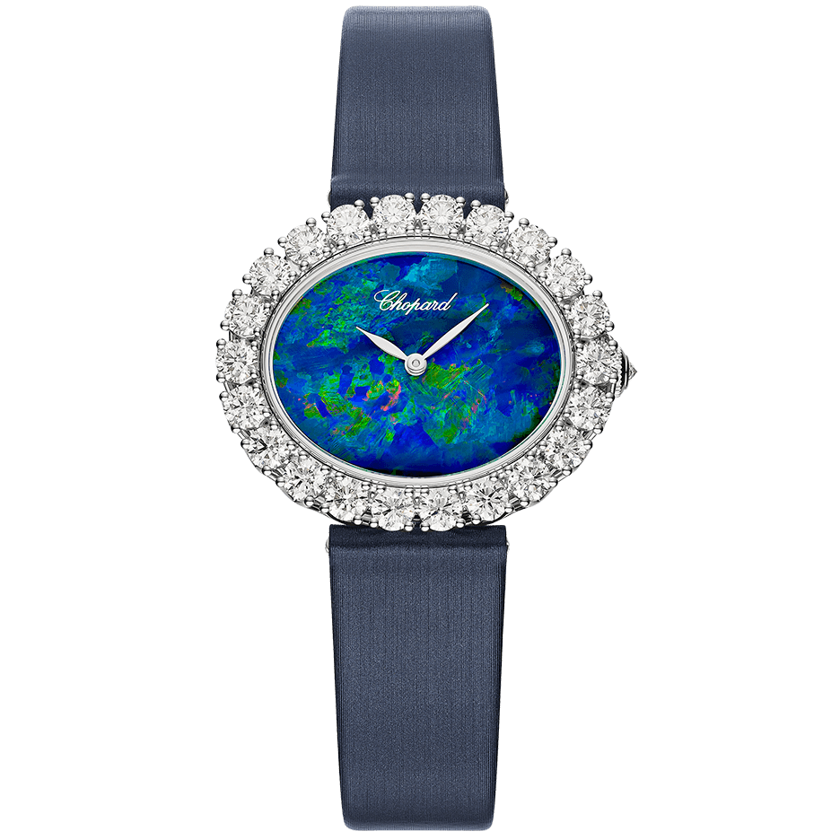 Chopard L'Heure du Diamant 18K White Gold Diamond Ladies Watch - Luxury Swiss Timepiece for Women, Elegant Dress Watch for Special Occasions & Formal Events