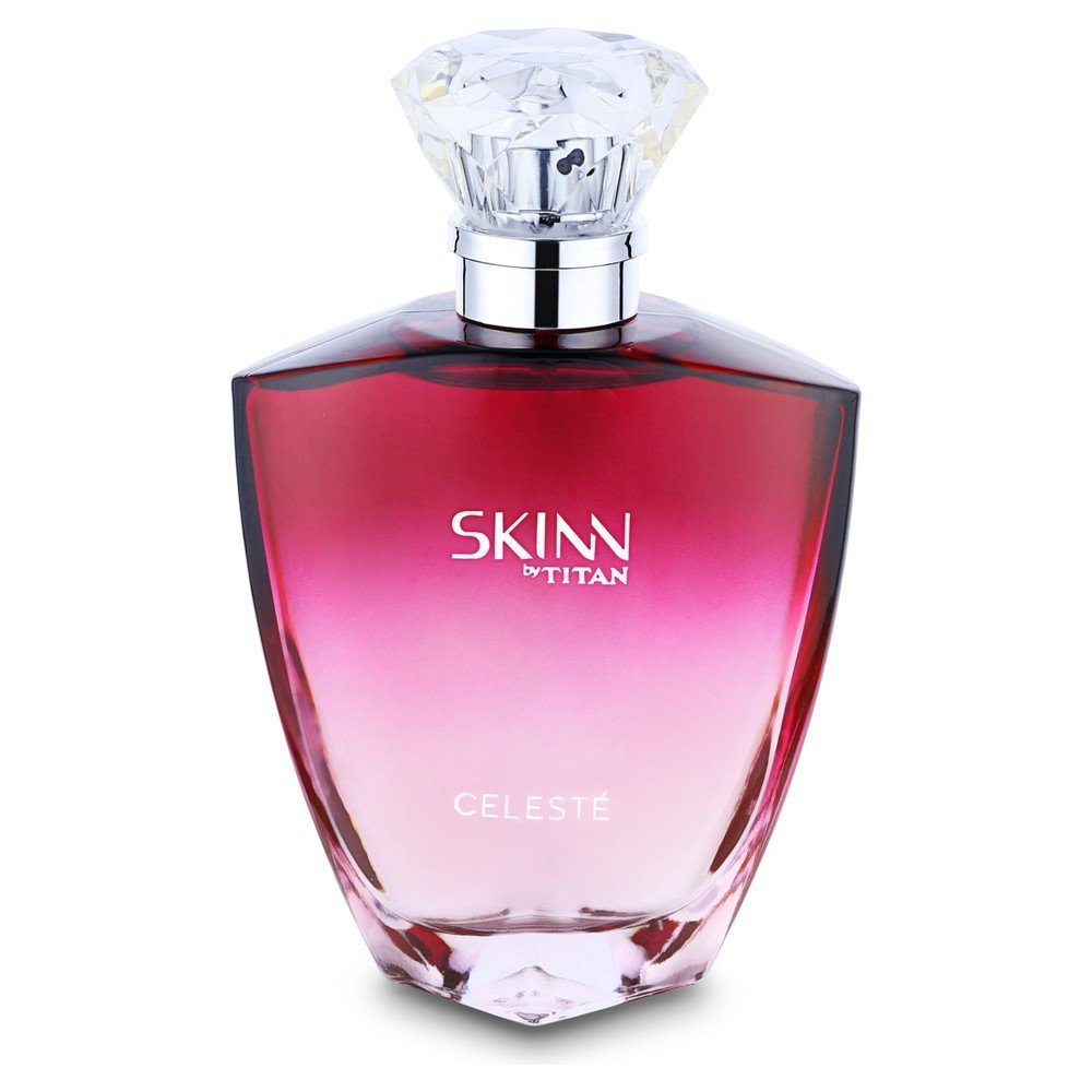 Skinn By Titan Celeste Women's Eau De Parfum - 100ml Long Lasting Liquid Wood Scent Perfume | Premium Floral Fragrance for Everyday Wear, Date Nights & Special Occasions | Luxury Gift for Her