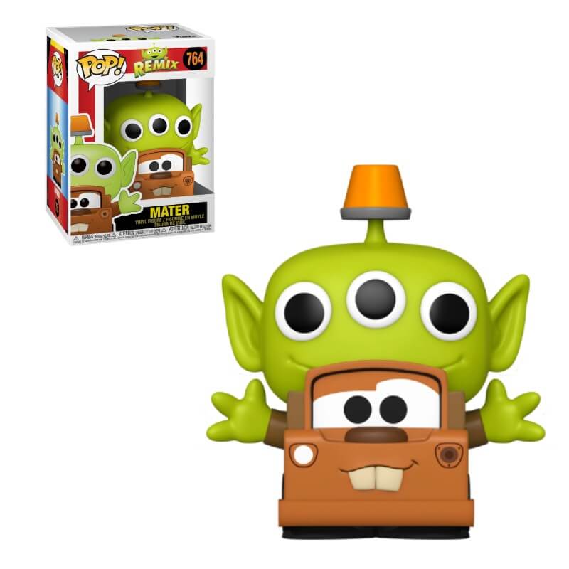 Funko Pop! ALIEN REMIX: Mater #764 - Collectible Vinyl Figure for Disney Pixar Cars Fans | Perfect for Display, Gifts, and Toy Collections