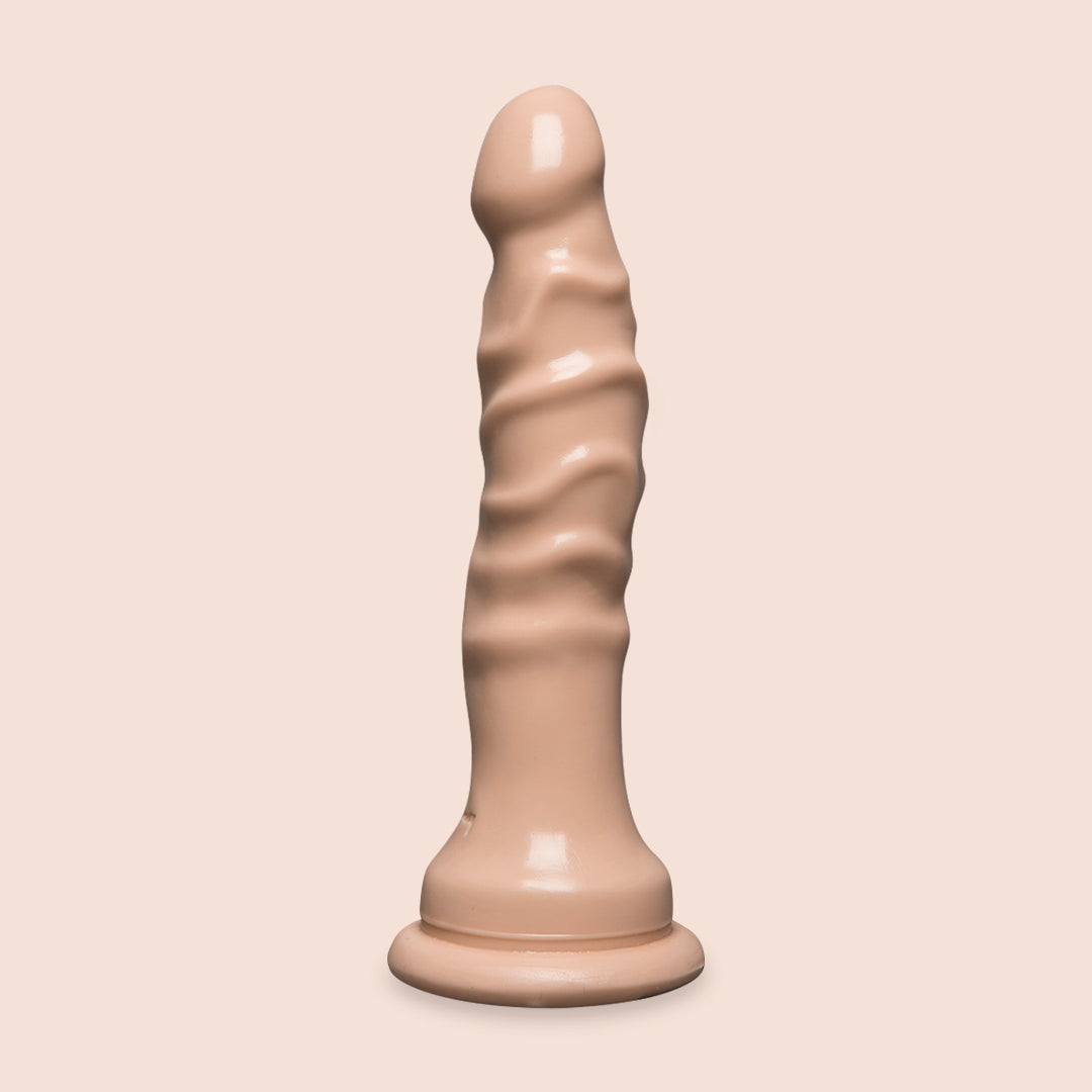 Raging Hard Ons Slimline Realistic Dildo with Strong Suction Cup - 4.5 Inch Slim Shaft for Solo Play, Couples Use & BDSM Scenes