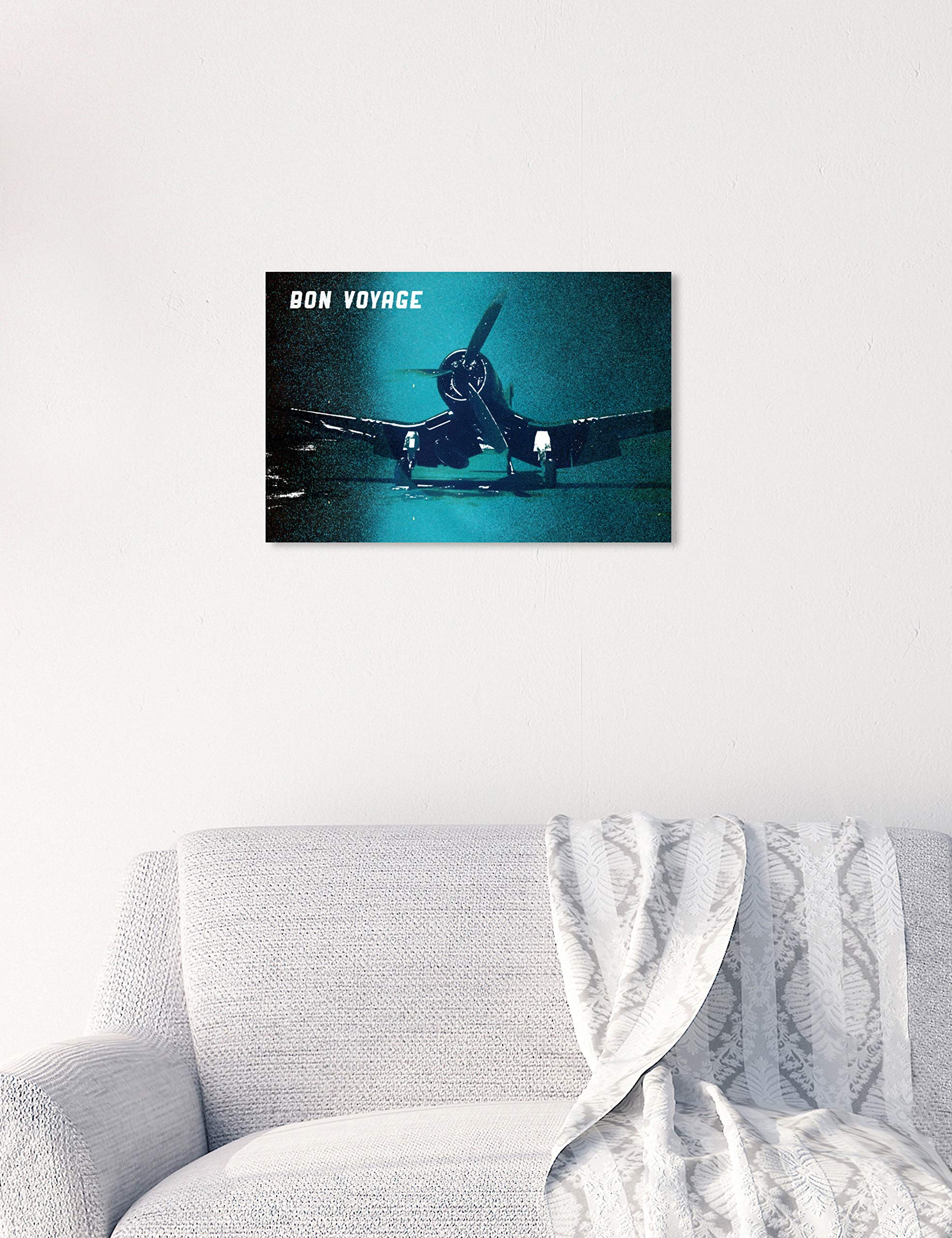 Bon Voyage Transportation Wall Art Canvas Print - 15
