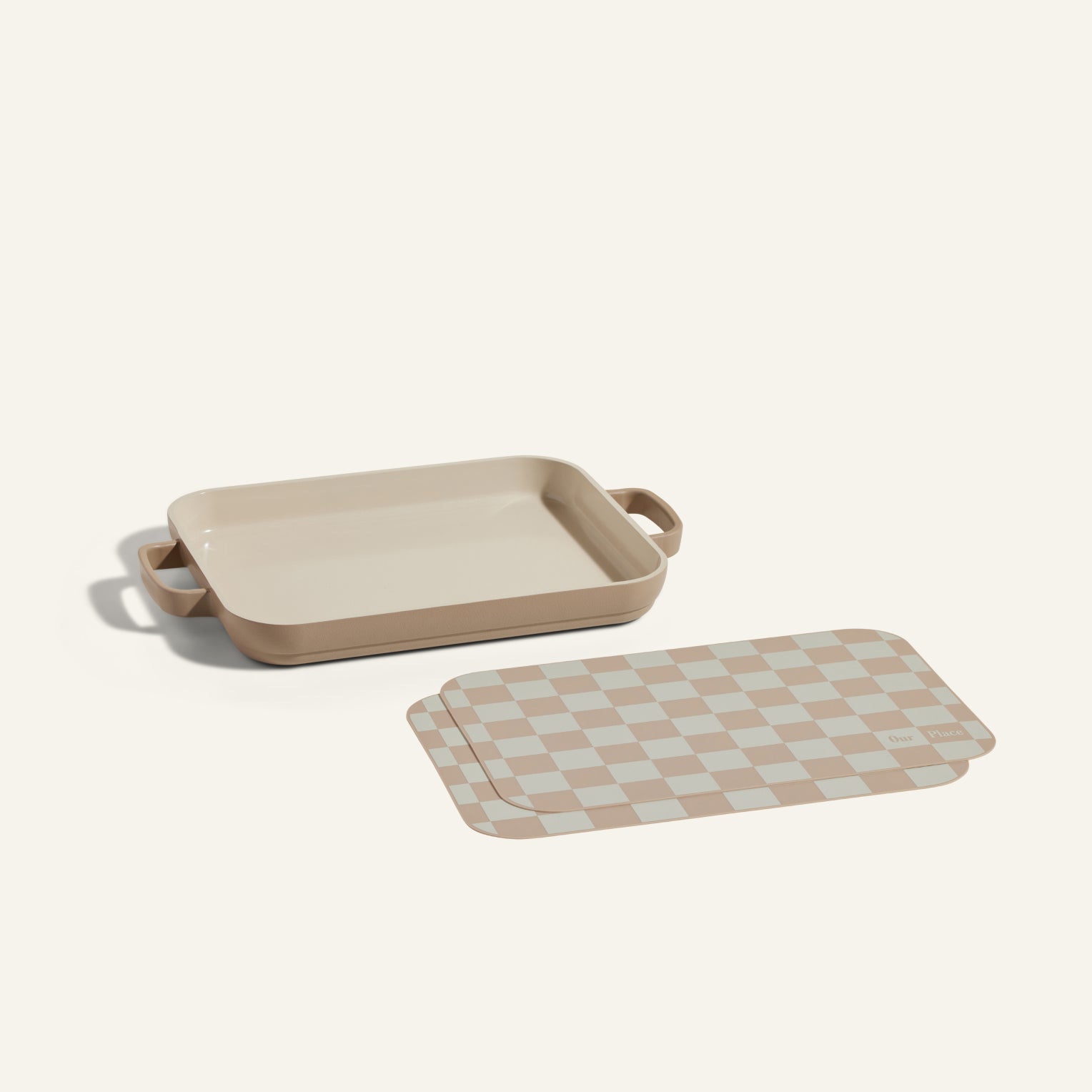 Non-Stick Mini Griddle Pan with Silicone Mini Oven Mats - Perfect for Breakfast, Camping & Small Kitchen Cooking