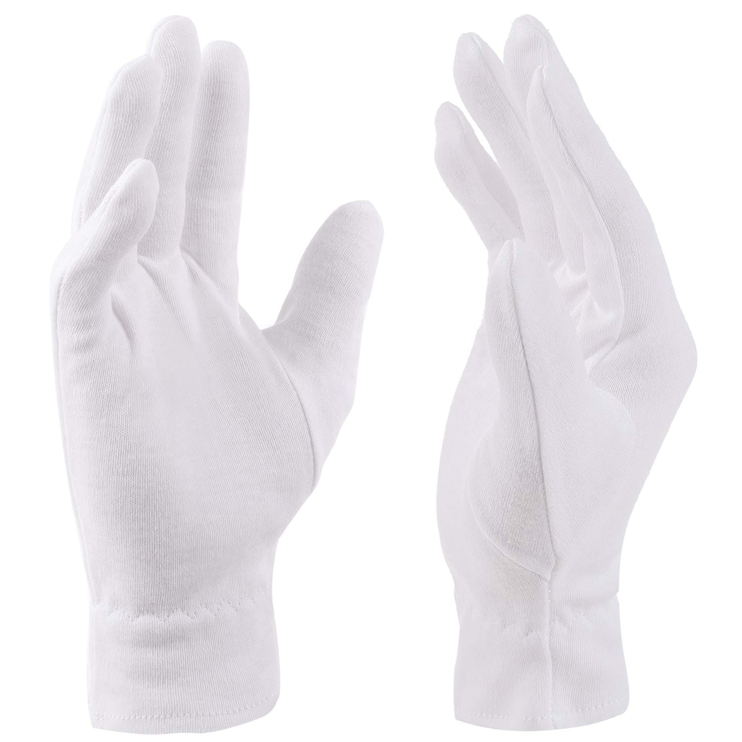 Selizo 3 Pairs 100% Cotton Moisturizing Gloves for Dry Hands & Eczema Relief - Overnight Spa Treatment for Women - Perfect for Nighttime Hand Care, Winter Dryness & Cracked Skin Repair