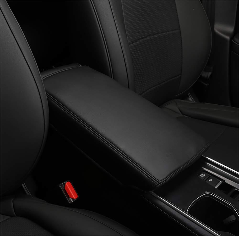 Beerte Universal Car Armrest Cover for Honda Accord 2018-2022 - Premium Black Center Console Protector | Comfort Upgrade & Interior Protection for Daily Commuting & Long Road Trips