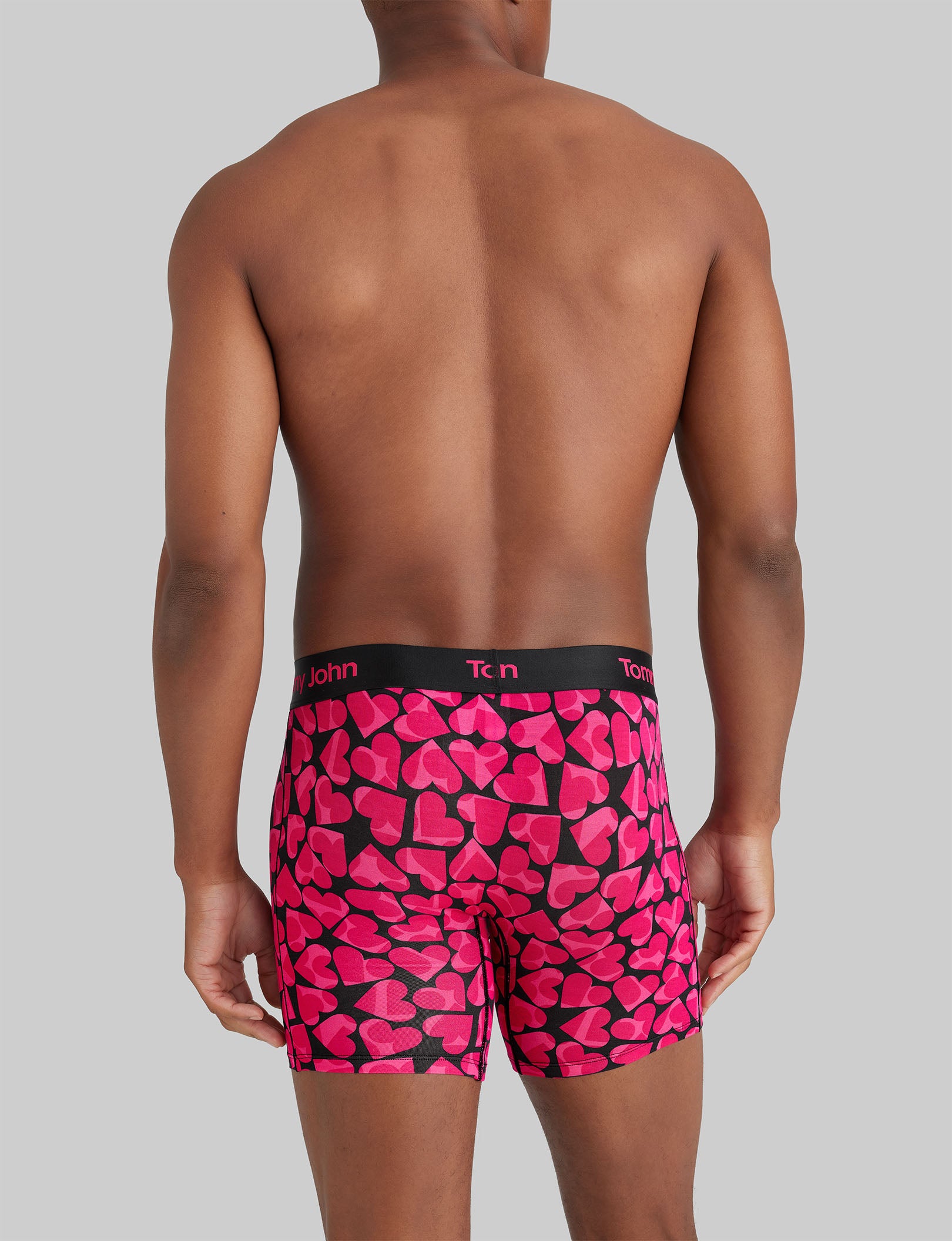 Second Skin Mid Length Boxer Briefs - 6 Pack Ultra Soft Breathable Men's Underwear for All-Day Comfort - Perfect for Workouts, Travel & Everyday Wear
