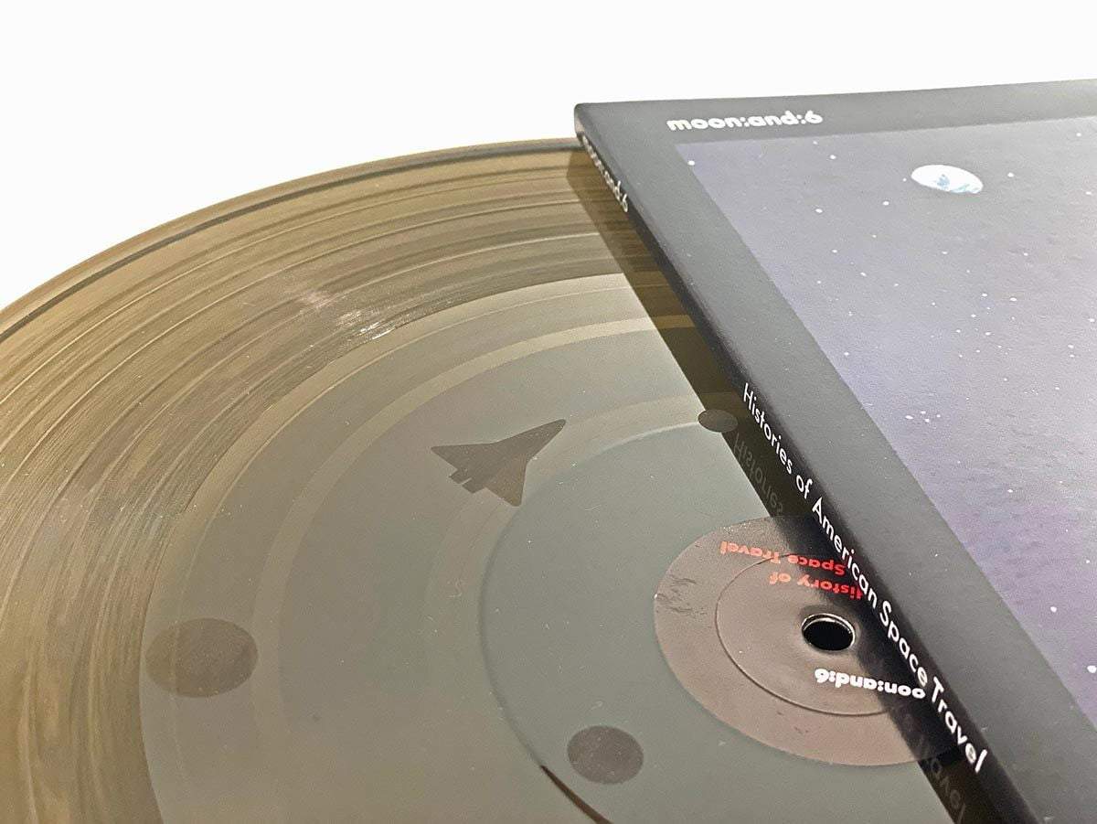 Moon & 6 Histories of American Space Travel - Deluxe Etching 2xLP Vinyl Record | NASA Space Exploration Music Collection | Perfect for Audiophiles & Space Enthusiasts