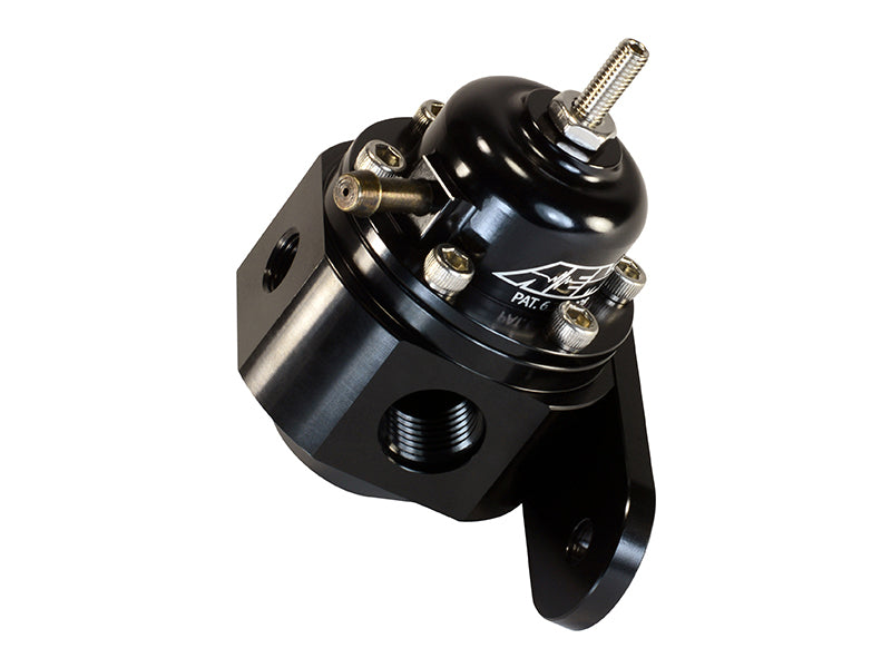 AEM Universal Black Adjustable Fuel Pressure Regulator - High Performance Fuel Pressure Control for Cars, Trucks & SUVs - Perfect for Racing, Tuning & Engine Upgrades