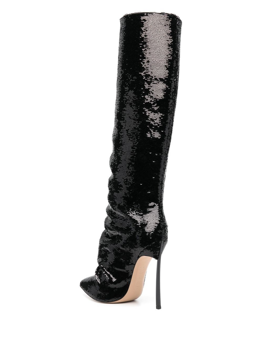 Casadei Black Leather Ankle Boots for Women - Stylish & Comfortable Heeled Booties for Fall, Winter & Night Out