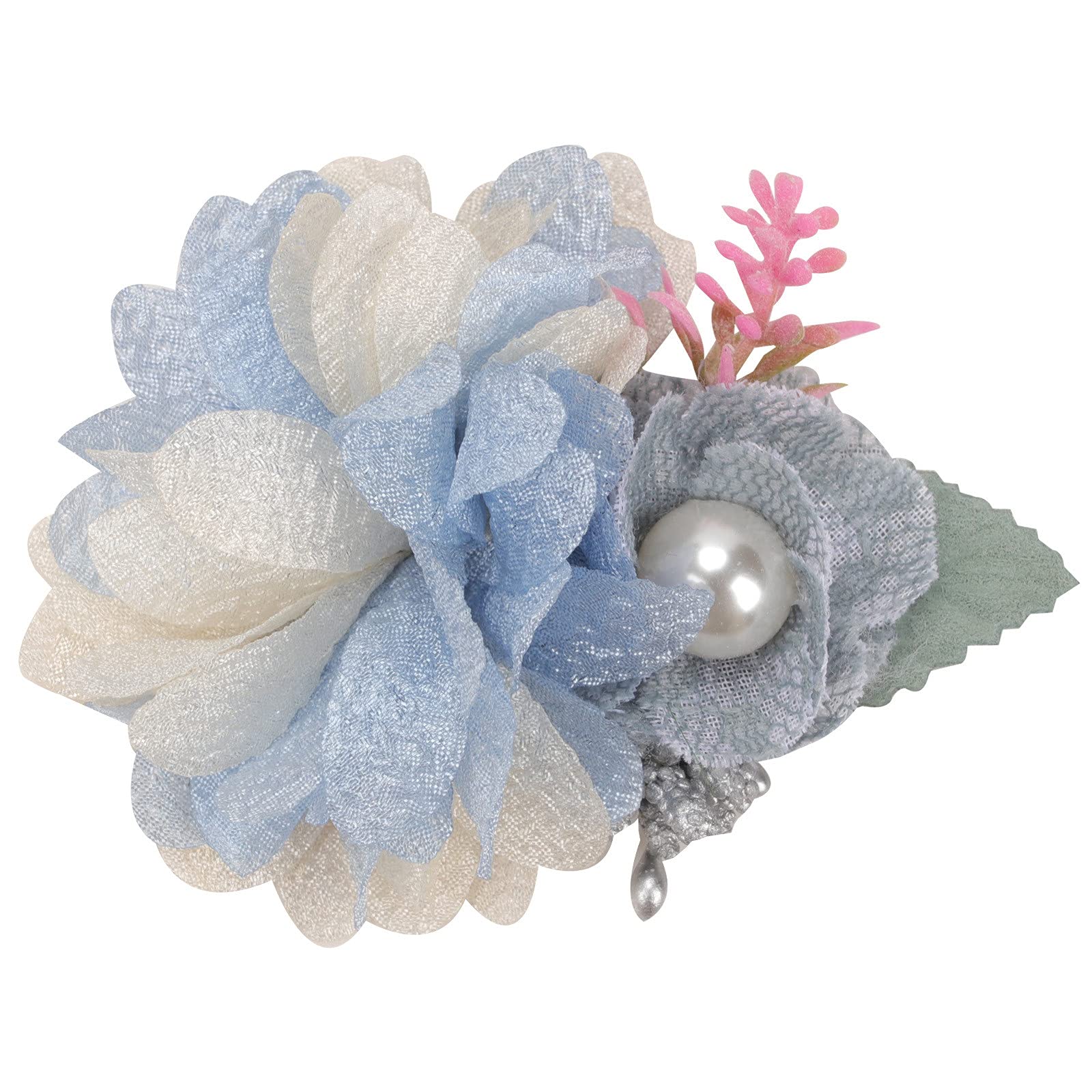 10-Piece Simulation Flower Hair Clips Set for Girls - Colorful Headband Hair Accessories for Women & Teens - Perfect for Parties, Weddings, and Daily Fashion (@-G, One Size)