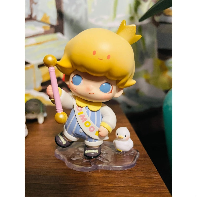 DIMOO Animal Kingdom Series Duckling Leader - Cute Collectible Vinyl Figure for Home Decor, Office Display & Gift Giving