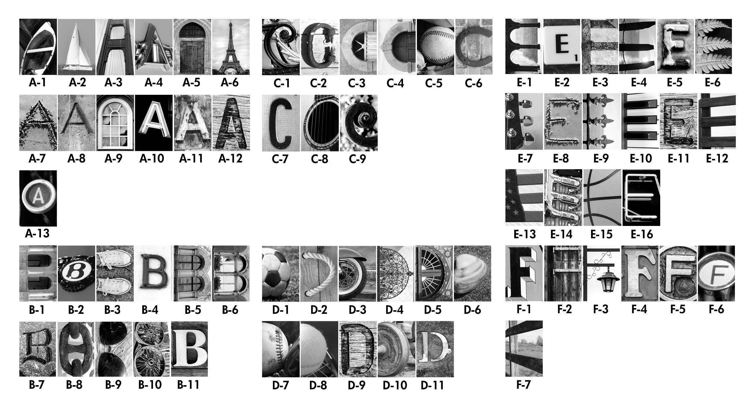 Personalized Family Name Sign Wall Decor - Custom Photo Letter Art for Home, Wedding & Anniversary Gifts | Black & White Modern Design | Perfect for Living Room, Nursery & Housewarming