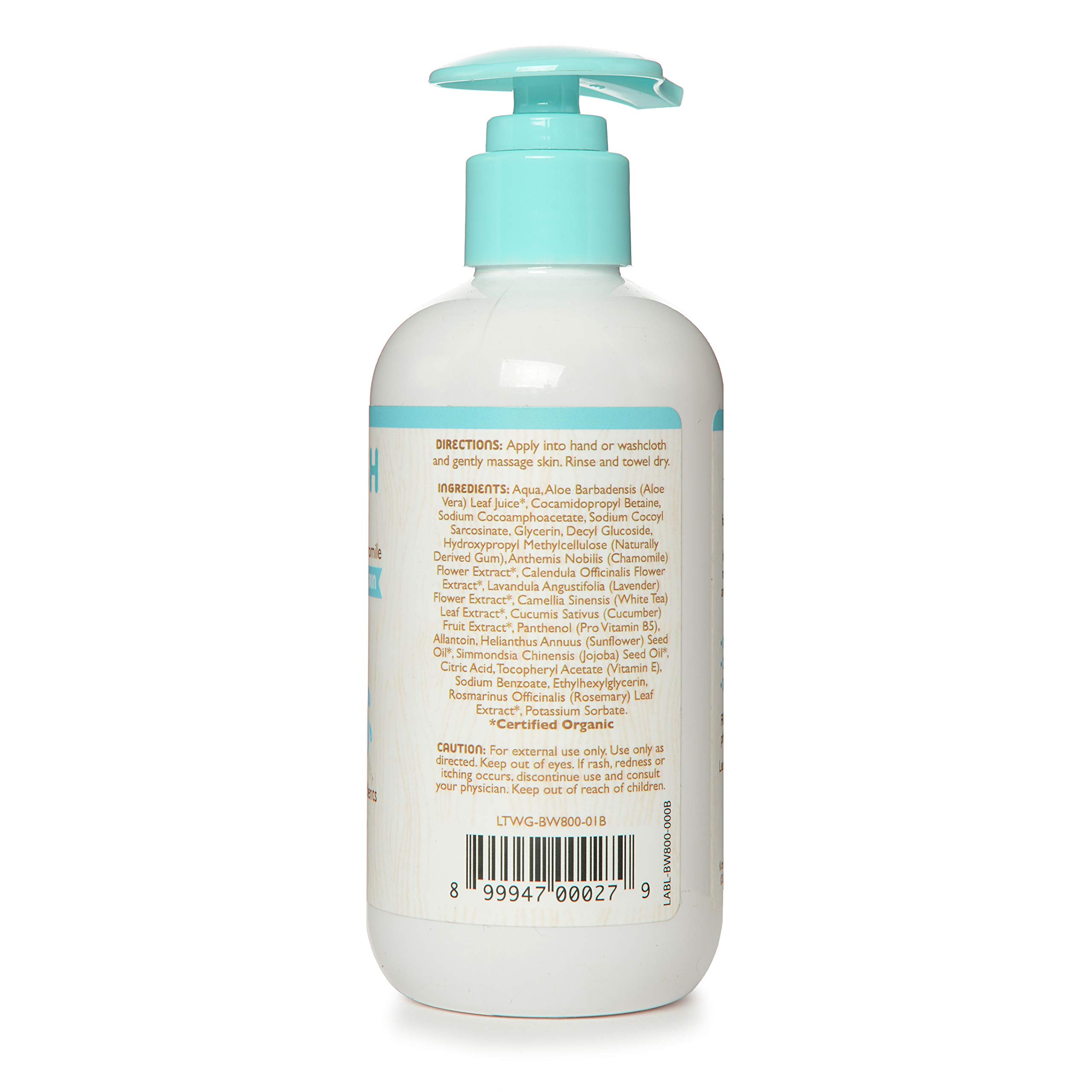Little Twig All Natural Hypoallergenic Extra Mild Baby Wash - Unscented Gentle Cleanser for Sensitive Skin - 8.5 Fl Oz - Perfect for Newborns, Infants & Eczema-Prone Babies