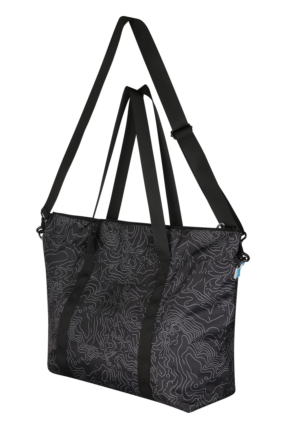 KAVU Twin Falls Tote Bag - Durable Canvas Shoulder Bag with Color Block Design - Perfect for Travel, Shopping & Everyday Use