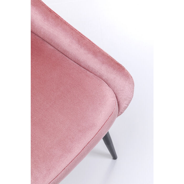 Modern Rose Pink Accent Chair - Elegant Upholstered Living Room Seating for Home, Office & Lounge Decor