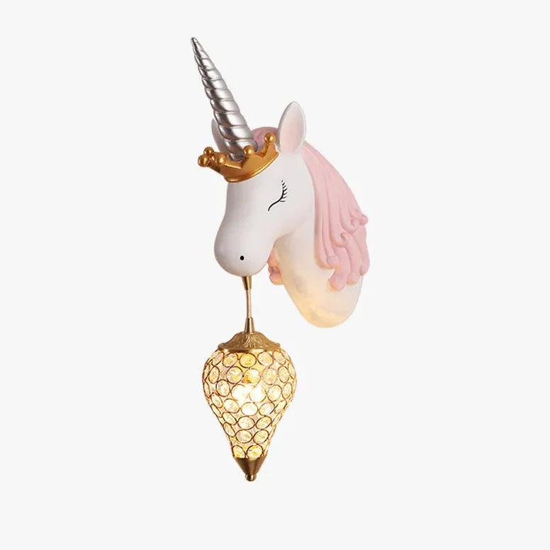 Unicorn Cartoon LED Night Light for Kids Bedroom - Cute Wall Lamp for Nursery, Girls Room Decor - Perfect for Bedtime, Reading & Nighttime Comfort