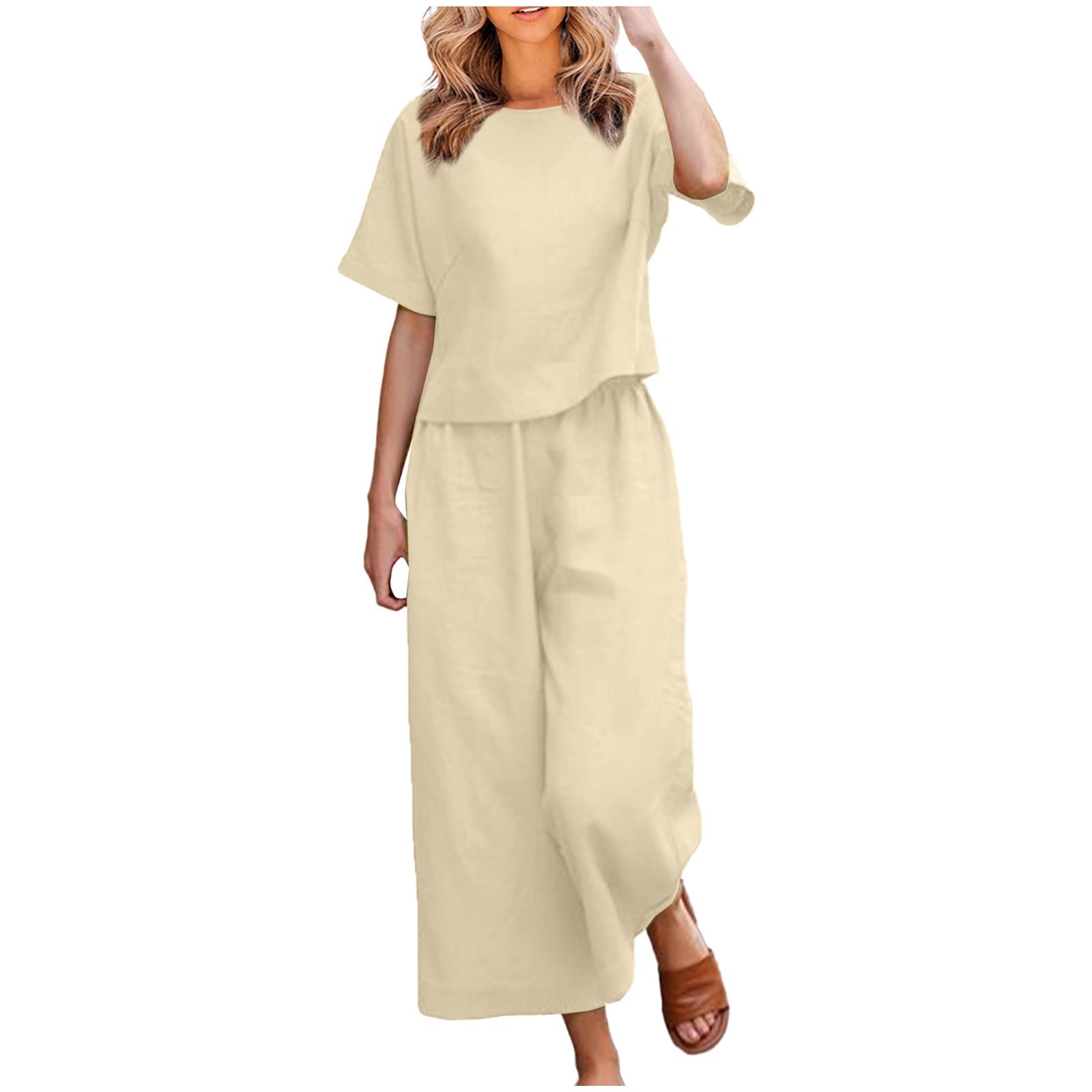 Women's Two Piece Outfits - Matching Yoga Sets with Shorts & Denim Outfits | Yellow Activewear Tops for Gym, Lounge & Casual Wear