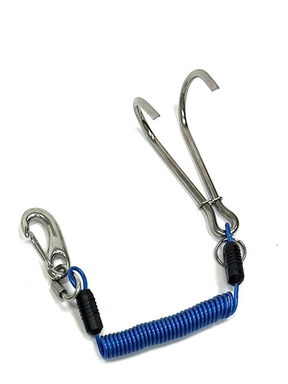 Premium Stainless Steel Reef Hook for Scuba Diving & Spearfishing - Durable Underwater Fishing Tool for Marine Enthusiasts
