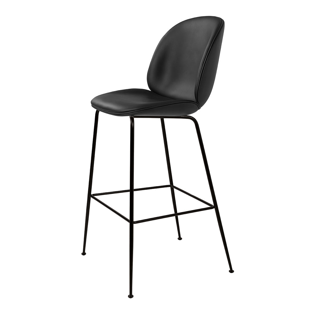 Beetle Counter Chair - Fully Upholstered Modern Bar Stool with Back Support | Perfect for Kitchen Islands, Breakfast Bars & Home Cafes