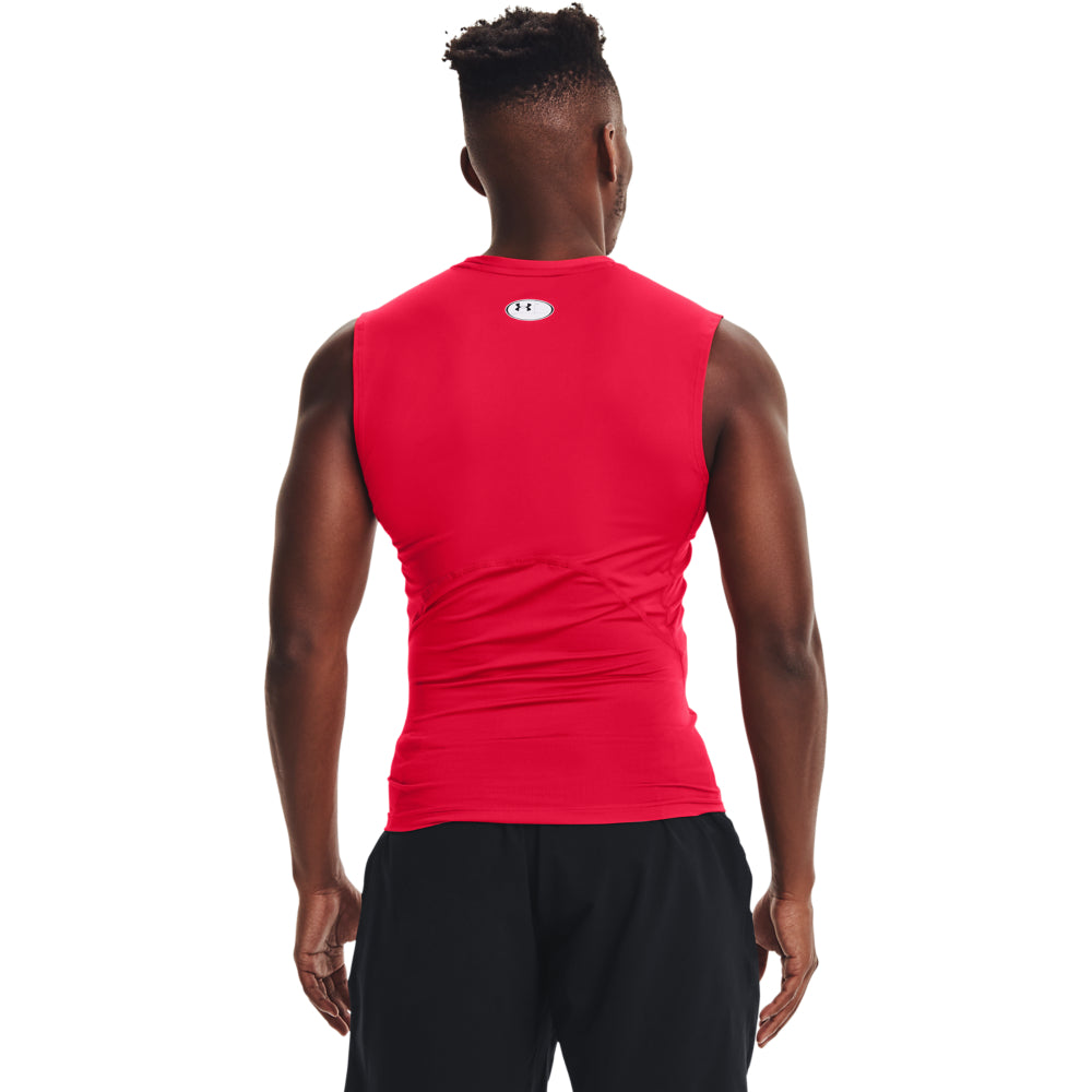 Men's Under Armour HeatGear® Armour Sleeveless Workout Shirt - Moisture Wicking, Breathable Athletic Tank Top for Gym, Running & Sports