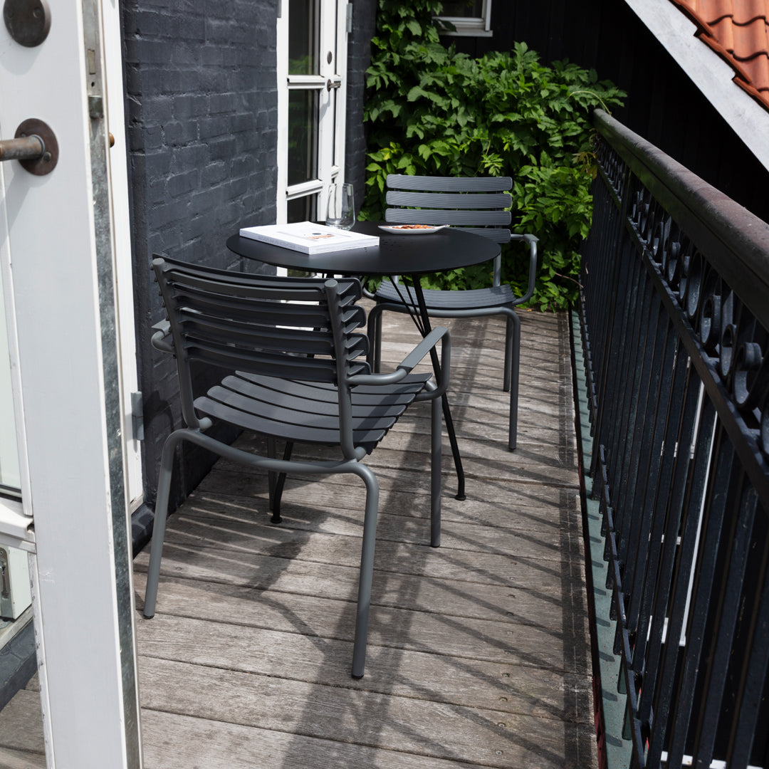 Outdoor Cafe Table - Weatherproof Round Bistro Table for Patio, Garden, and Restaurant Dining - Perfect for Coffee Shops, Backyards, and Outdoor Entertaining