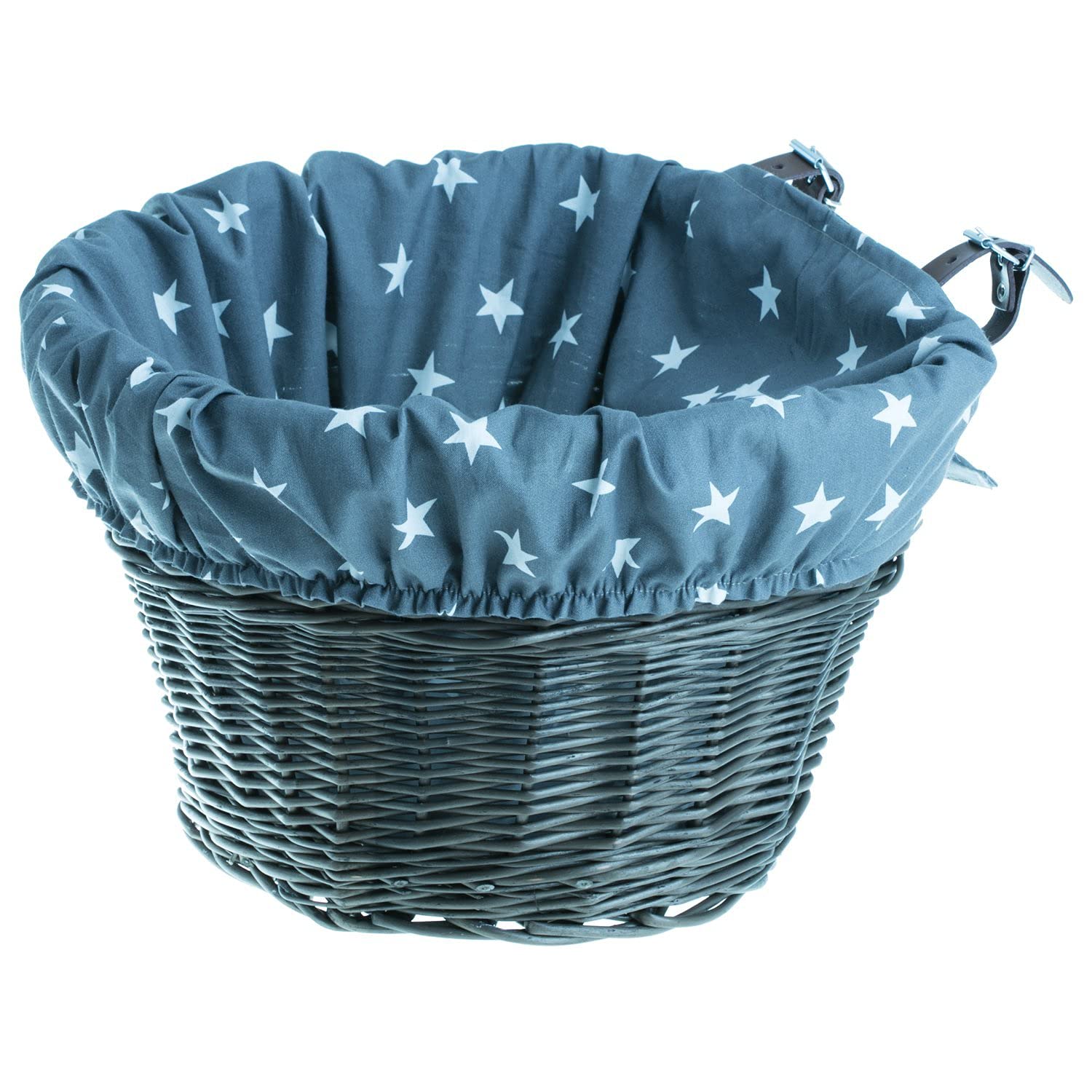 Handmade Natural Wicker Bike Basket - Large Front Handlebar Basket for Bicycle | Perfect for Picnics, Grocery Shopping & Outdoor Adventures