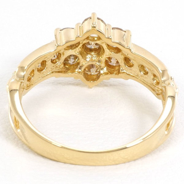 18K Yellow Gold Brown Diamond Ring for Women - Elegant & Unique Engagement, Wedding, or Anniversary Jewelry Gift - Perfect for Special Occasions & Everyday Luxury