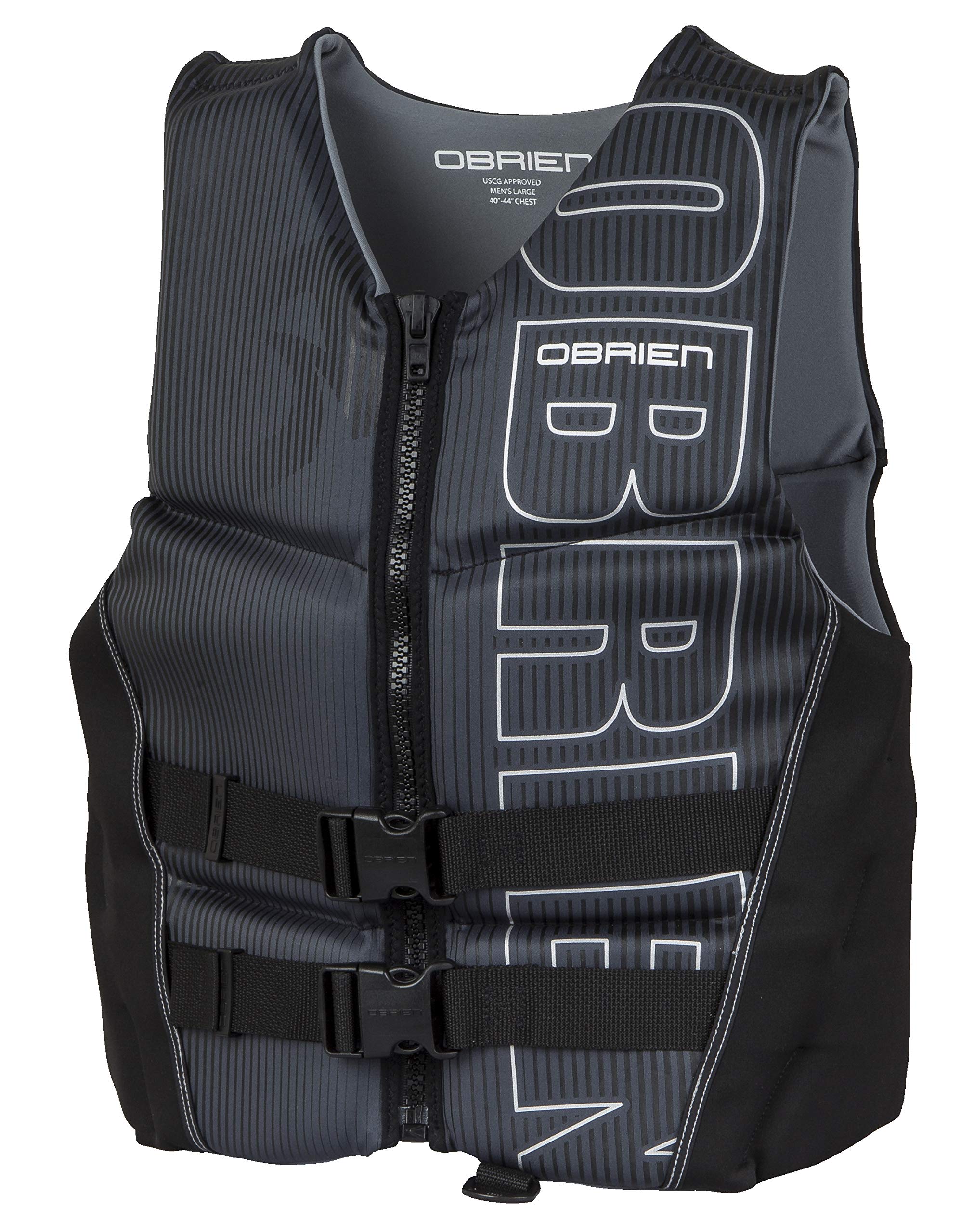 O'Brien Men's Flex V-Back Life Jacket - USCG Approved PFD for Boating, Kayaking & Water Sports | Comfortable Adjustable Buoyancy Vest for Adults