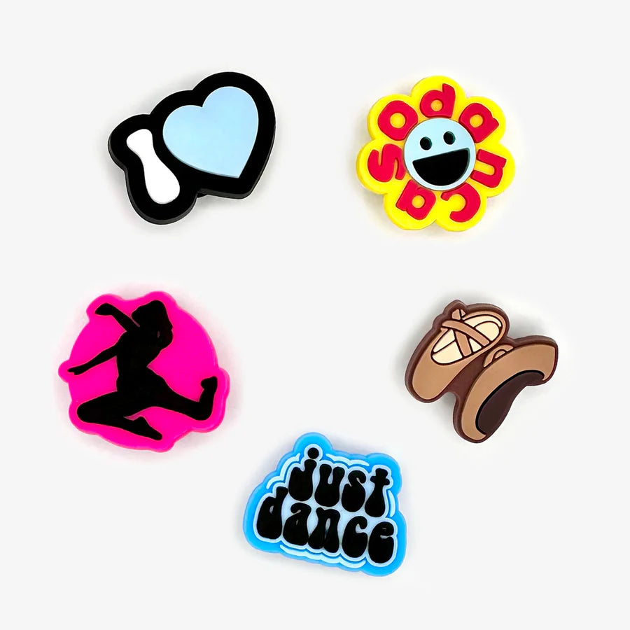 So Danca Just Dance Shoe Charms - Sparkling Shoe Accessories for Ballet, Jazz & Dance Performances - Perfect for Dance Competitions, Recitals & Costume Enhancer