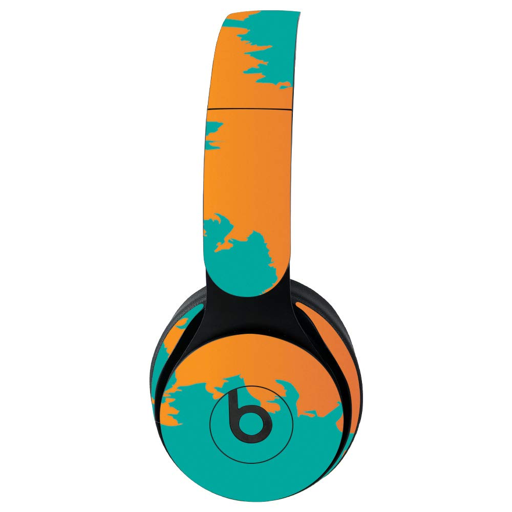 MightySkins Vinyl Decal Wrap Cover for Beats Solo Pro Wireless Headphones - Sherbet Palms Design | Protective & Durable Skin | Easy to Apply & Remove | Made in USA | Perfect for Travel, Workouts & Daily Use