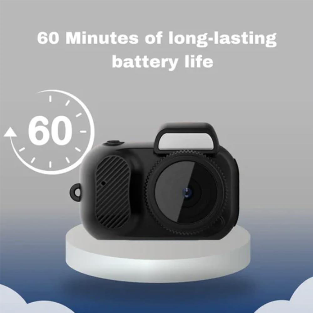 1080P HD Mini Keychain Camera with 8 Filters - Indoor & Outdoor Use