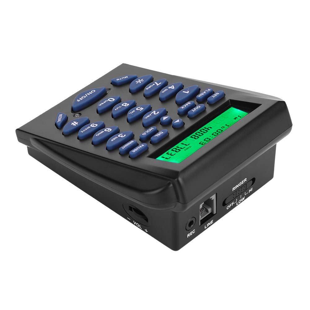 Professional Call Center Dialpad - Multi-Functional Business Phone with Noise Cancellation, DTMF Caller ID Display & Headset Bracket for Office Use | Ideal for Customer Service, Telemarketing & Remote Work
