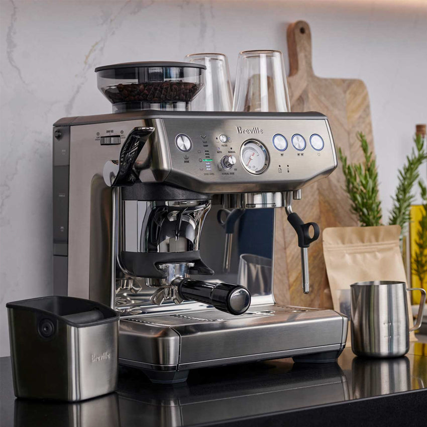 Breville Barista Express ImPress Espresso Machine - Semi-Automatic Coffee Maker for Home & Office Use | Perfect for Latte, Cappuccino & Espresso Lovers