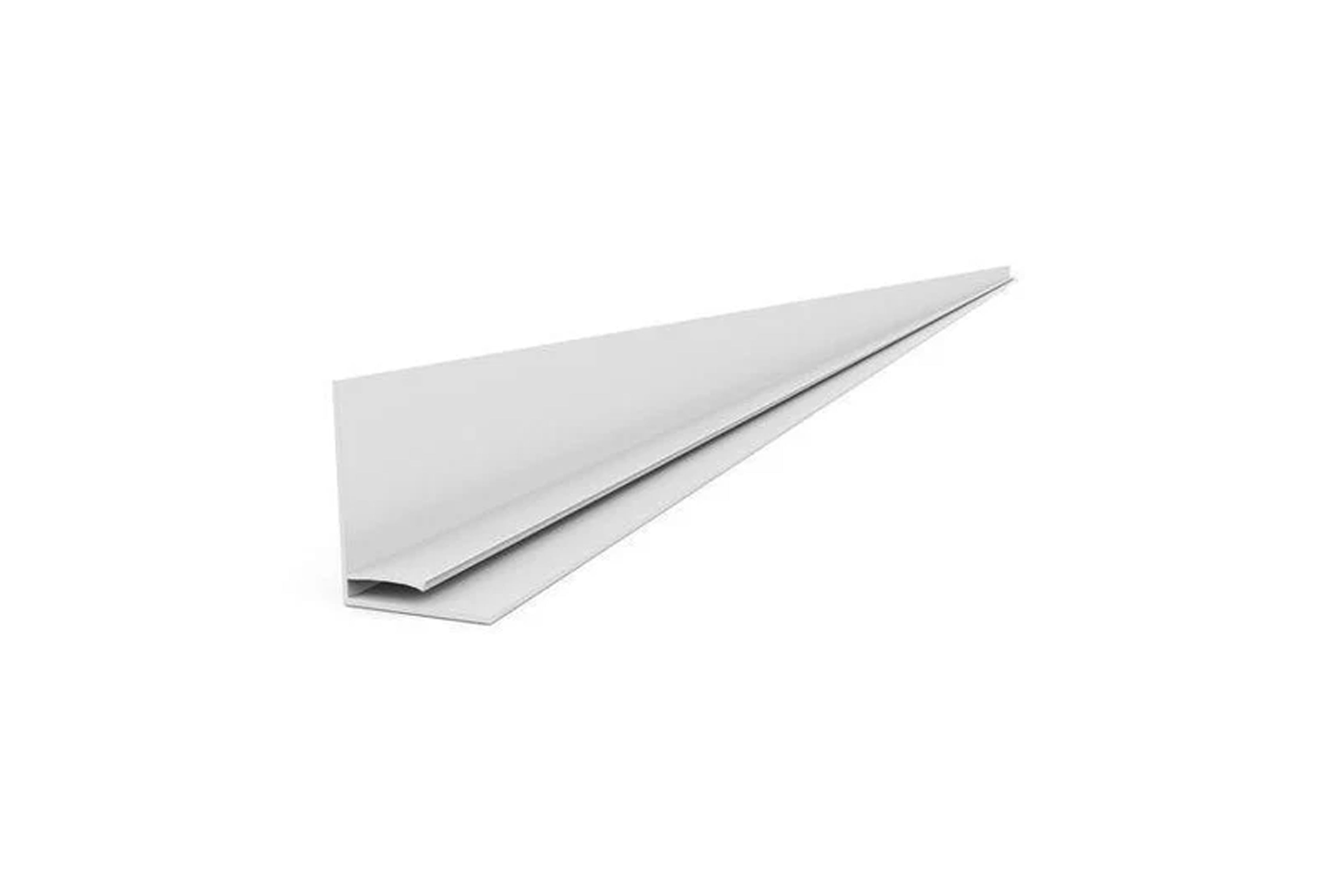 Proslat PVC Slatwall Top Trim - Durable Wall Panel Edge Trim for Retail Displays & Garage Organization - Perfect for Store Fixtures, Shelving & Workshop Storage