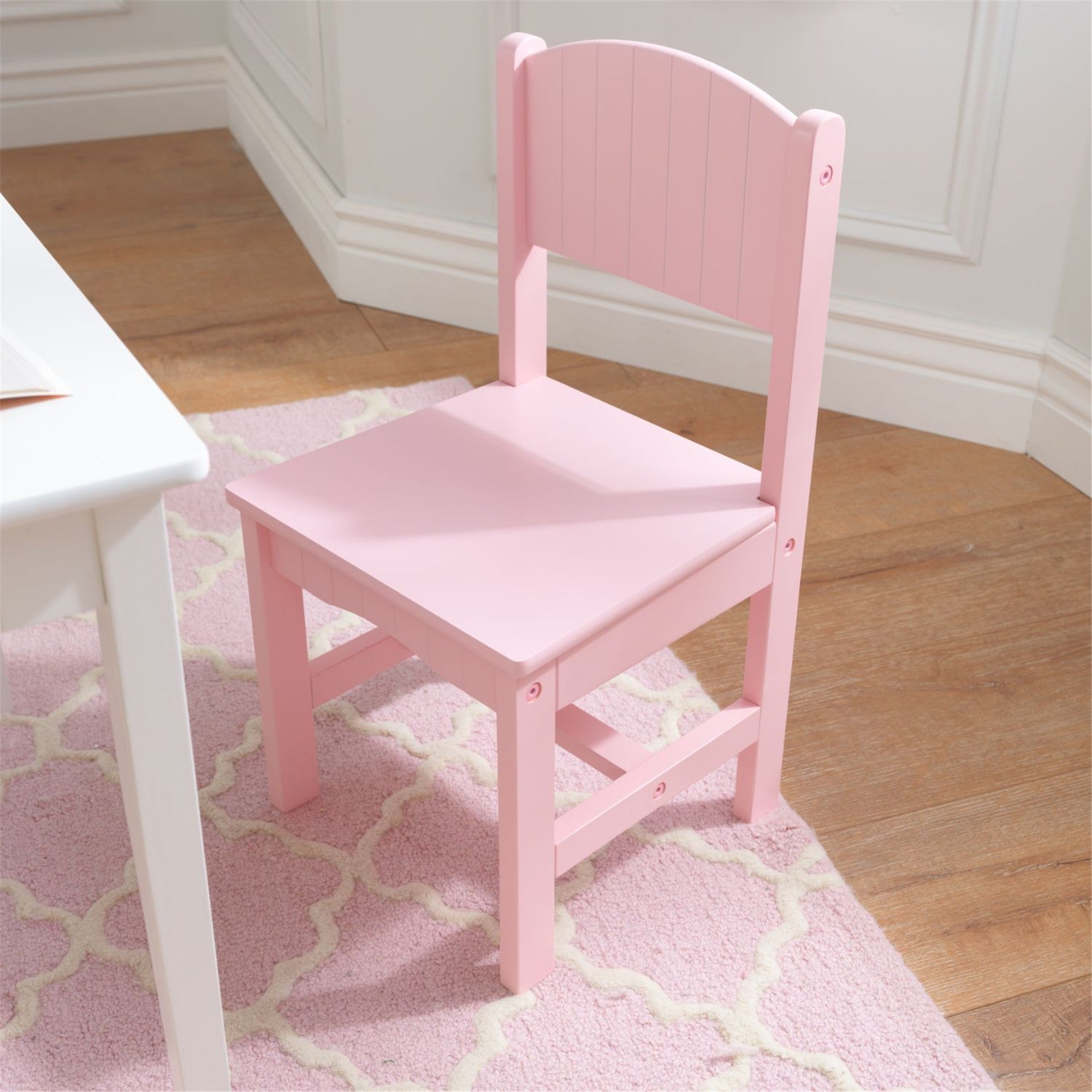 KidKraft Nantucket Table & 4 Chair Set - Pastel Wooden Kids Play Furniture for Dining, Arts & Crafts, Tea Parties - Perfect for Playrooms, Daycares & Preschools