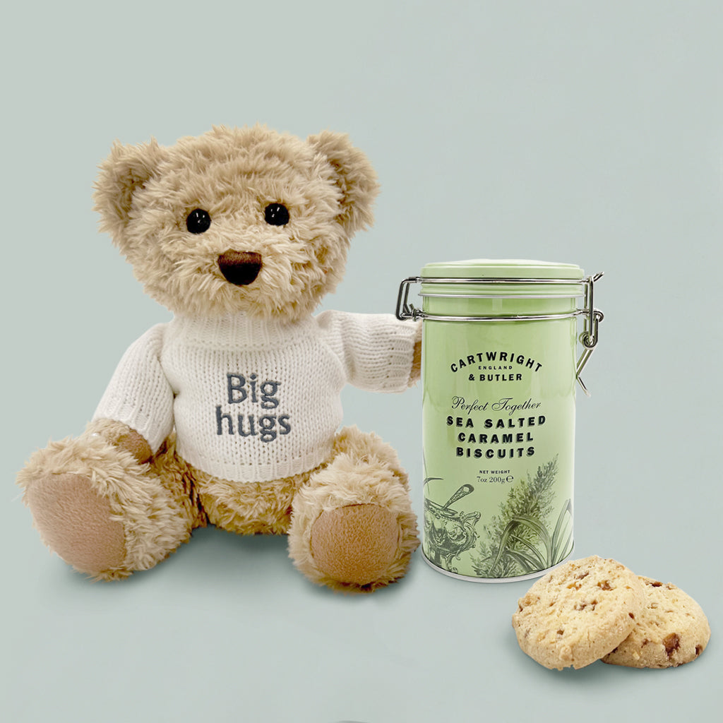 Bertie’s Big Hugs Biscuit Gift Set - Deluxe Assorted Cookies in Elegant Tin - Perfect for Holidays, Birthdays & Corporate Gifting