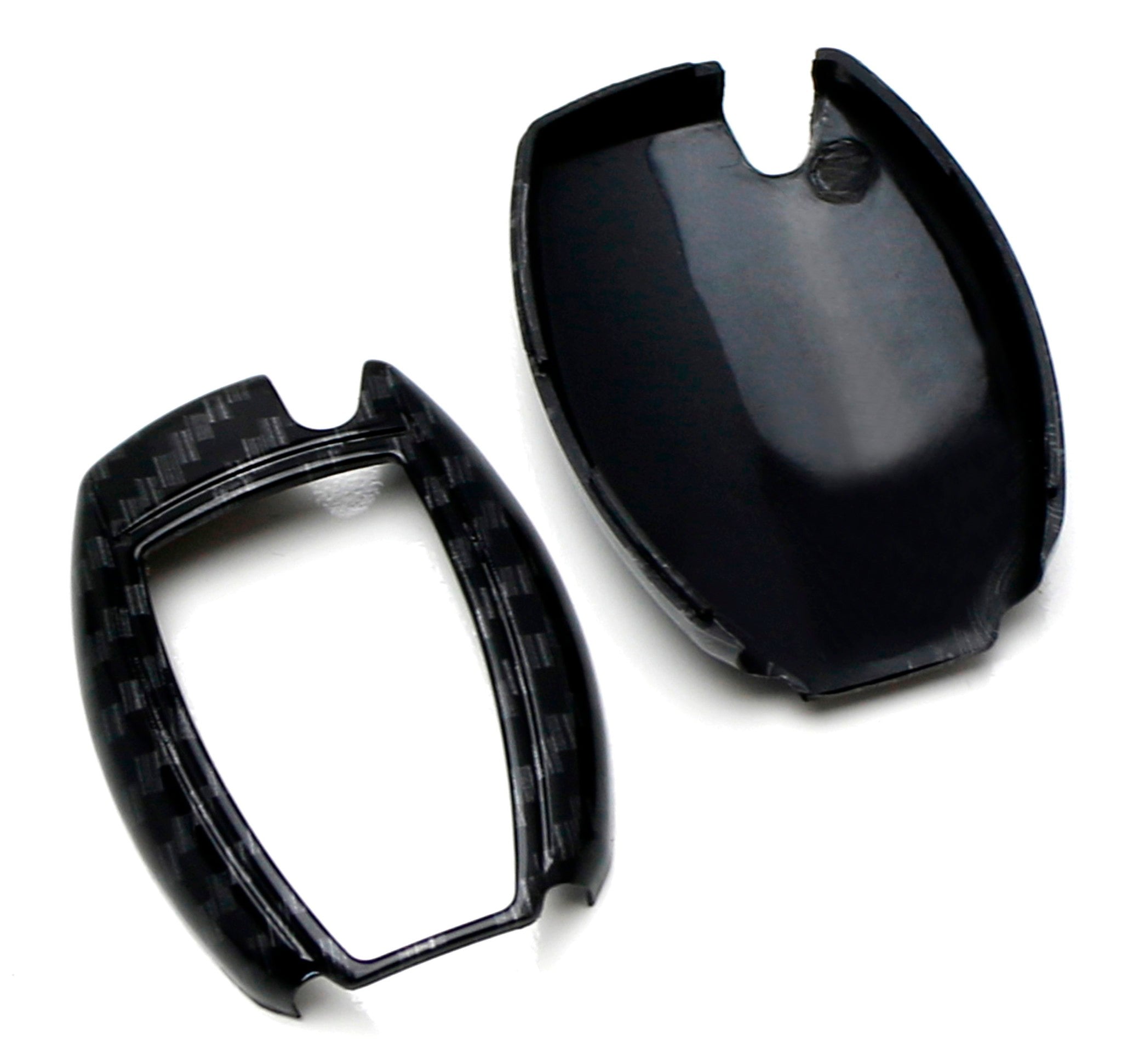 Premium Carbon Fiber Smart Key Fob Cover Replacement for Mercedes C/E/S/ML Class - Exact Fit & Durable Protection (Perfect for Daily Use, Gifting & Car Enthusiasts)