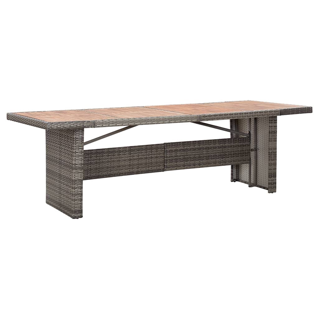 Premium Outdoor Patio Dining Table Set - 94.5
