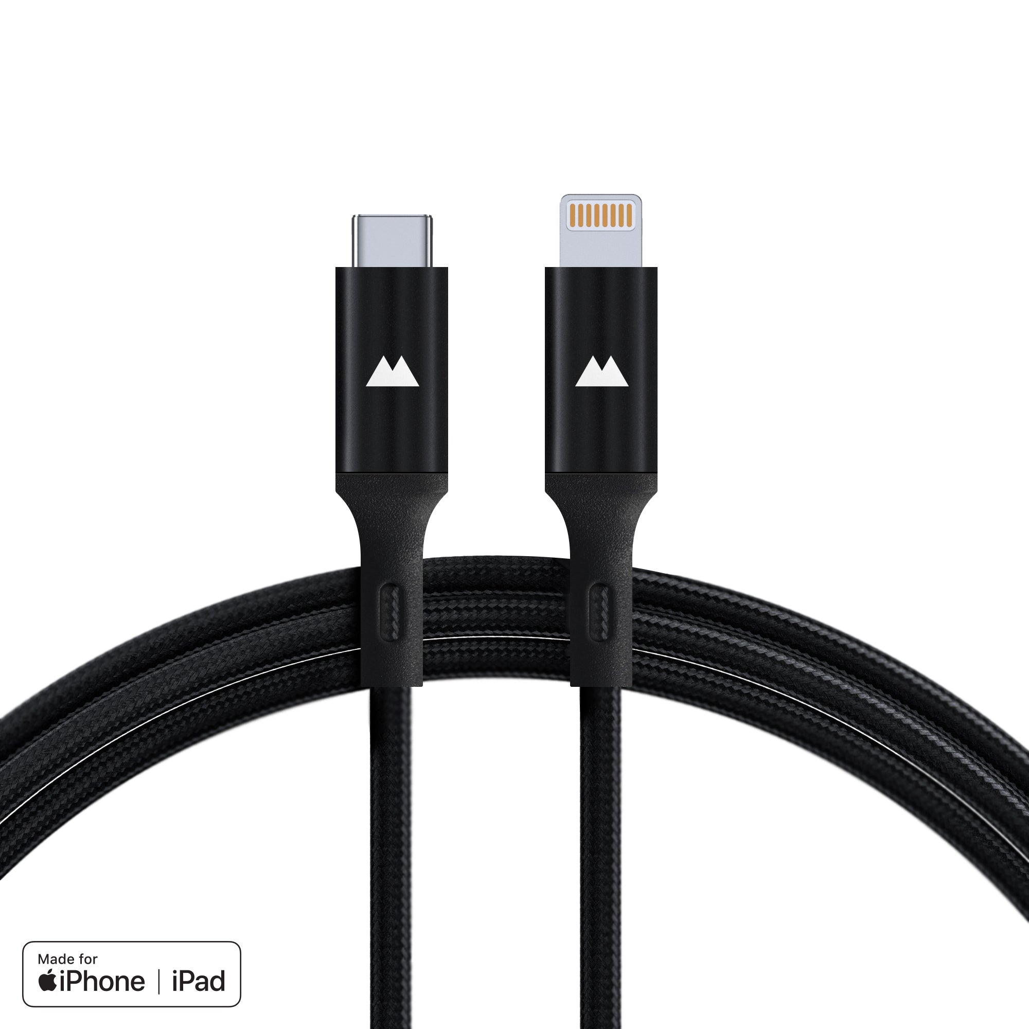 Fast Charging USB C to Lightning Cable 3ft - MFi Certified iPhone Charger for iPhone 14/13/12/11/X/8 - Durable Nylon Braided Cord for Home, Office & Travel