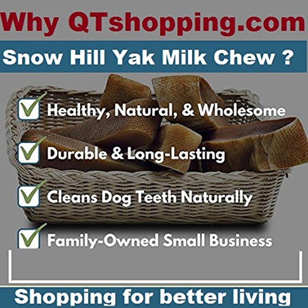 Himalayan Yak Milk Dog Chews - All-Natural Organic Yak Cheese Treats for Large Dogs | Long-Lasting Dental Chews for Aggressive Chewers | Made in Nepal | Perfect for Training, Teething & Dental Health