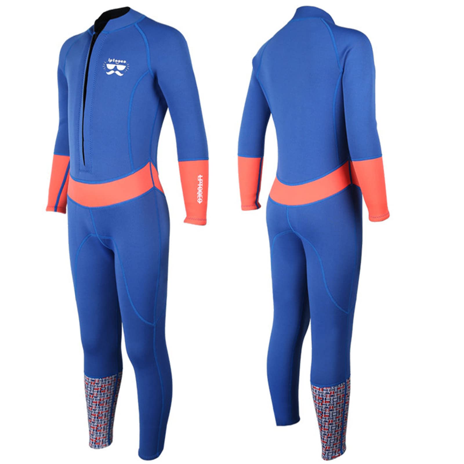 2mm Neoprene Kids Full Length Wetsuit - UV Protection One-Piece Swimsuits for Boys & Girls | Swimming, Diving, Surfing | Perfect for Beach, Pool & Water Sports Activities
