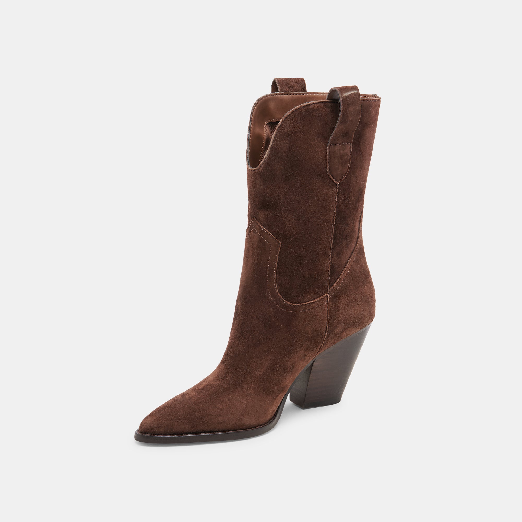 JESSEY BOOTS DK BROWN SUEDE - Premium Suede Ankle Boots for Women, Comfortable & Stylish, Perfect for Casual Outings, Office Wear & Date Nights