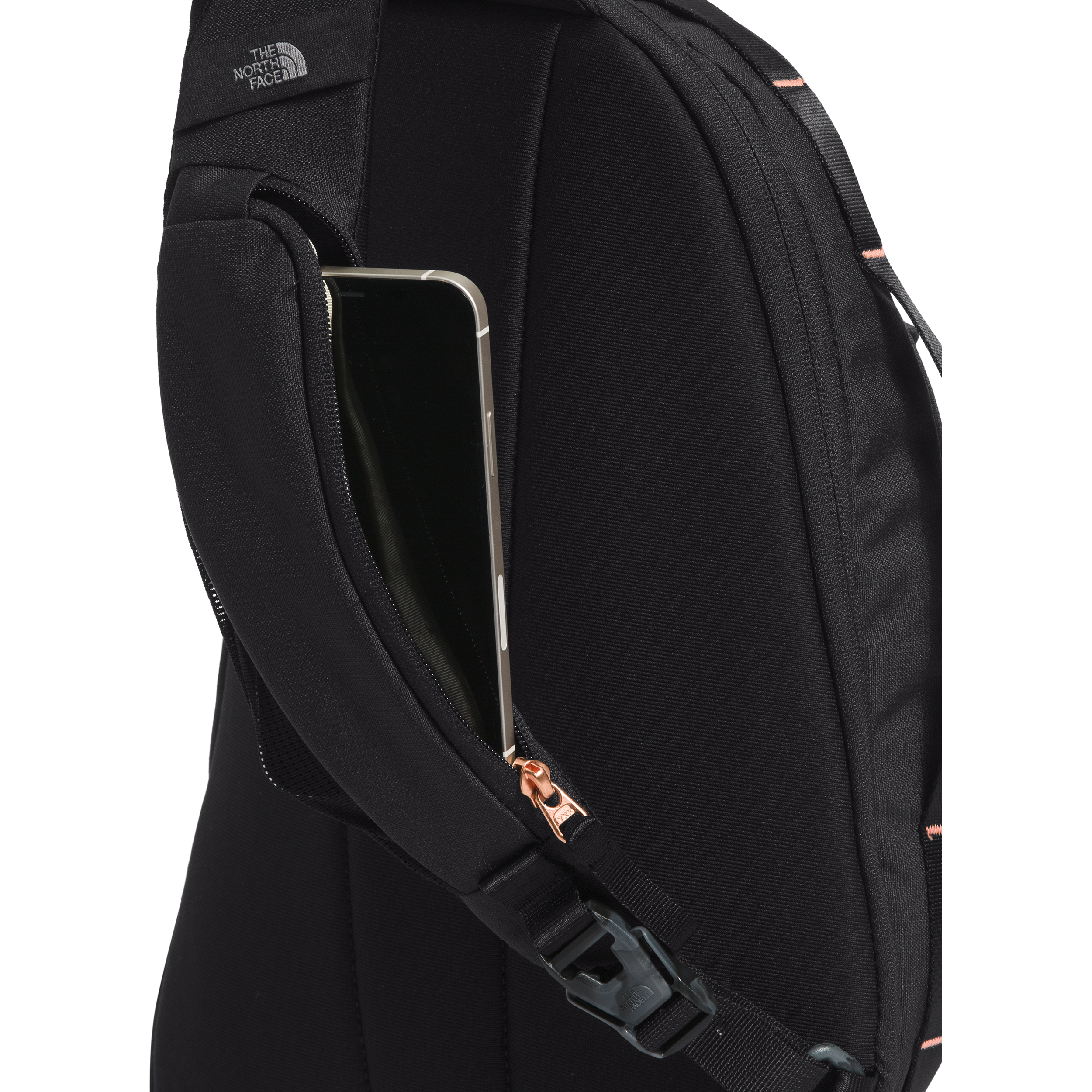 The North Face Women's Isabella Sling Crossbody Bag - Black Light Heather | Water-Resistant & Lightweight for Hiking, Travel & Everyday Use