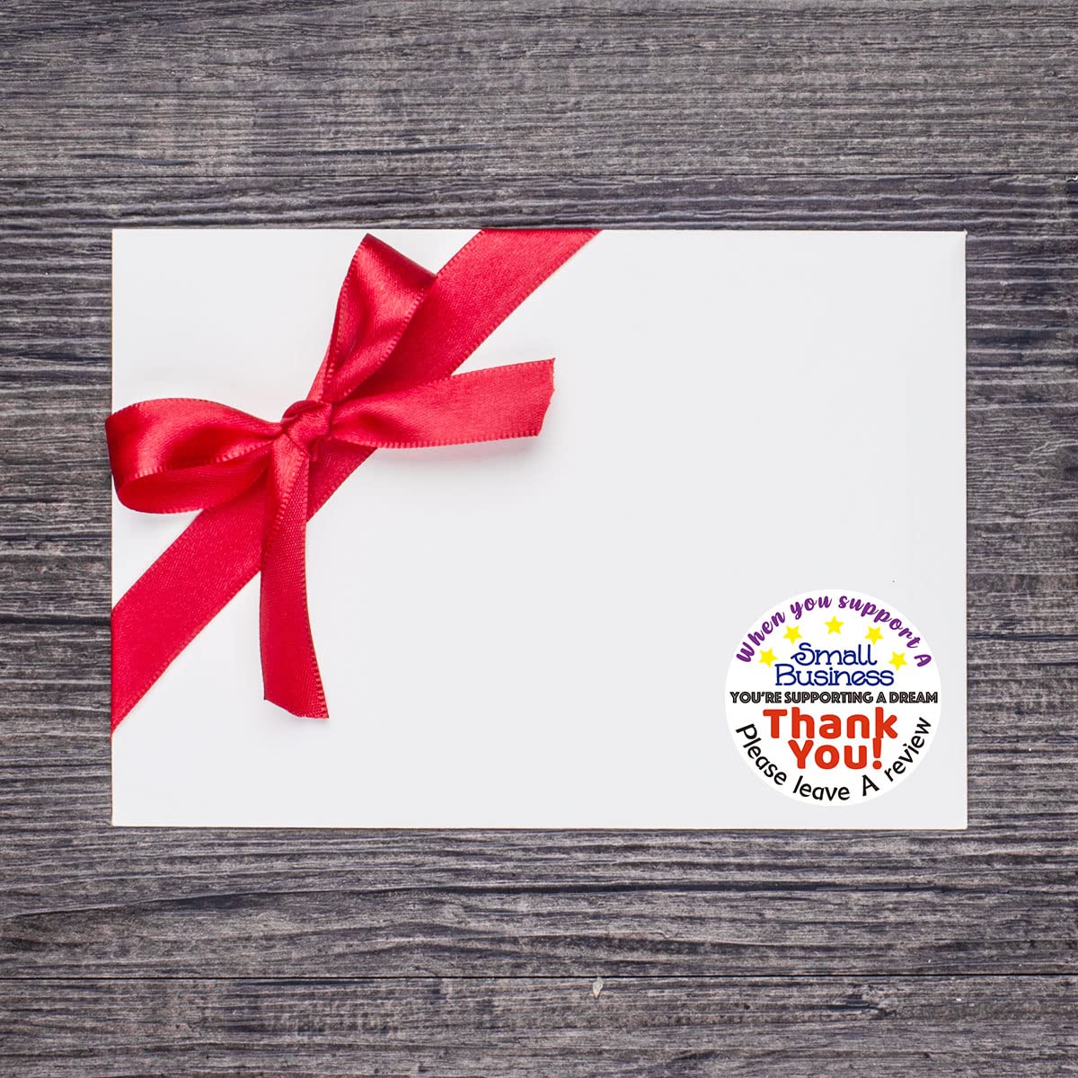 Small Business Thank You Stickers - 500 Labels/Roll for Packaging & Envelopes