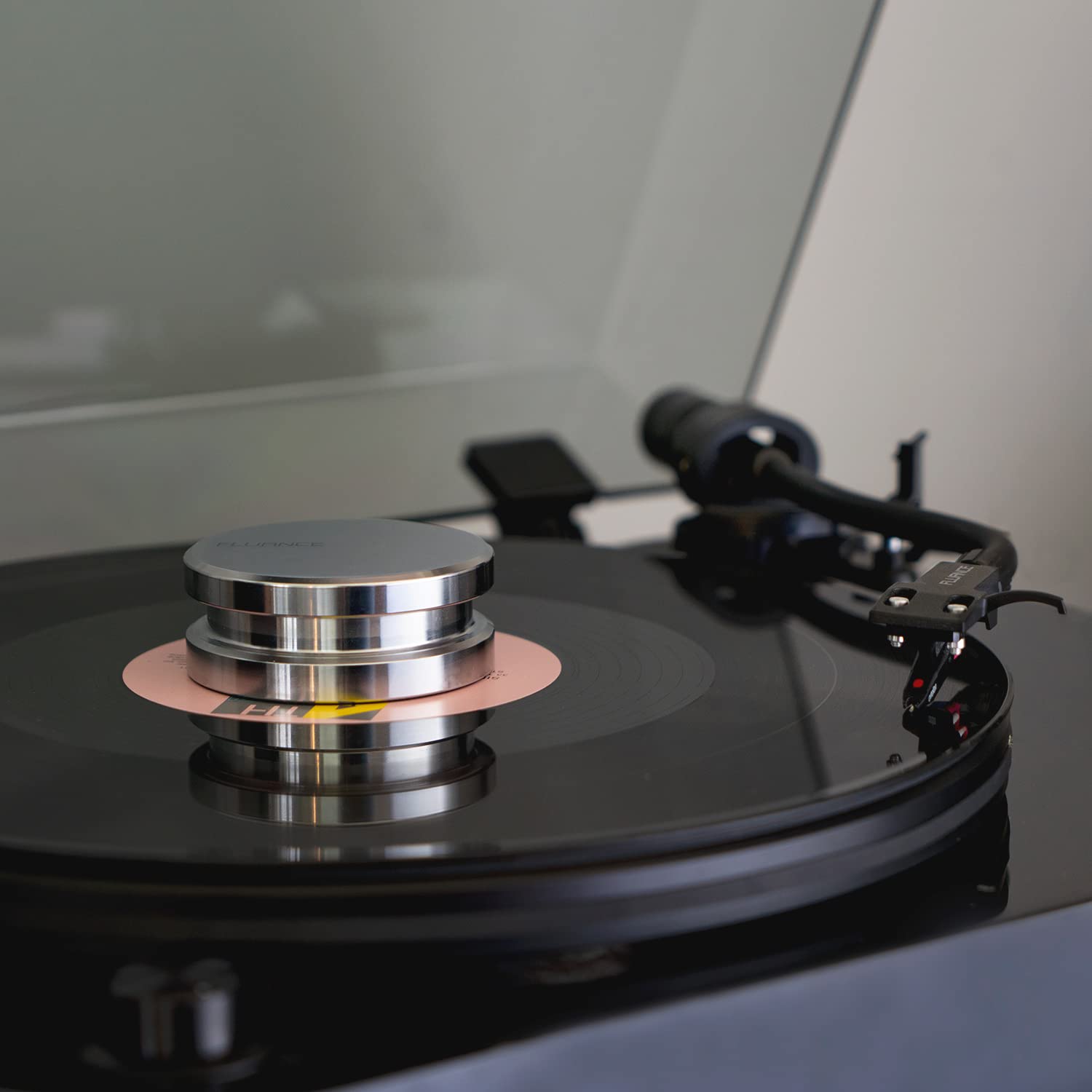 Fluance VB52RW02 Premium Vinyl Record Accessory Kit - Includes Anti-Static Carbon Fiber Brush, Stylus Cleaner & Record Weight for Turntables - Perfect for Vinyl Enthusiasts & Audiophiles (Home Audio Setup, Record Cleaning & Maintenance)